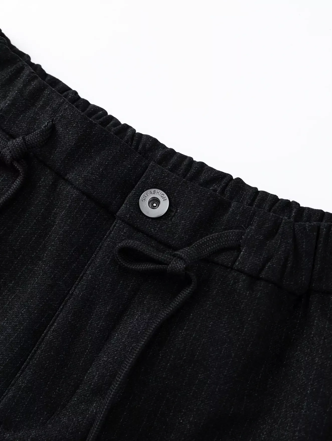 Quần Dài Nam Casual 5S Fashion Cạp Cúc Phối Chun QDC24012