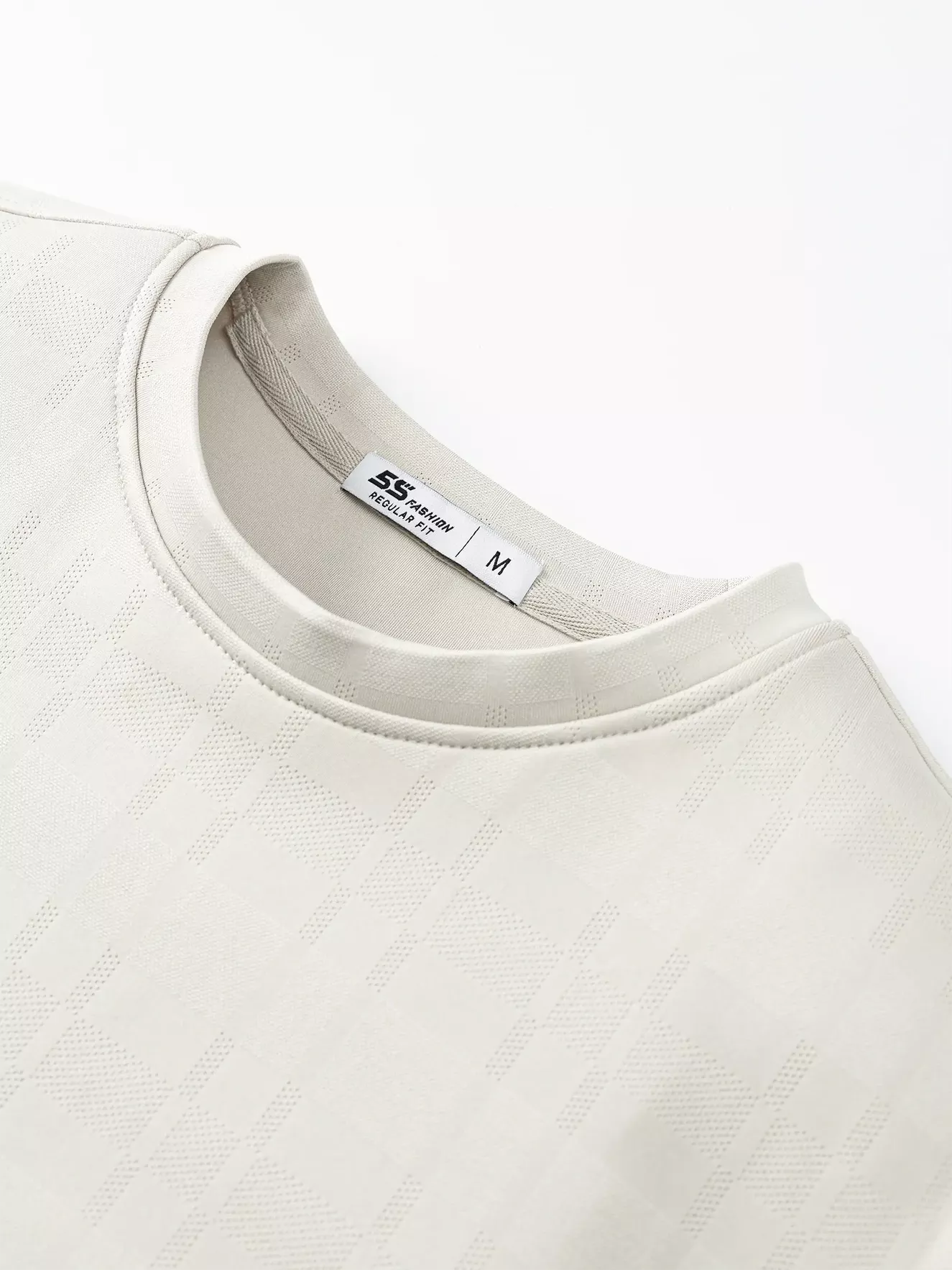 Áo Nỉ Nam 5S Fashion Dệt Hiệu Ứng Phom Regular ANI24012