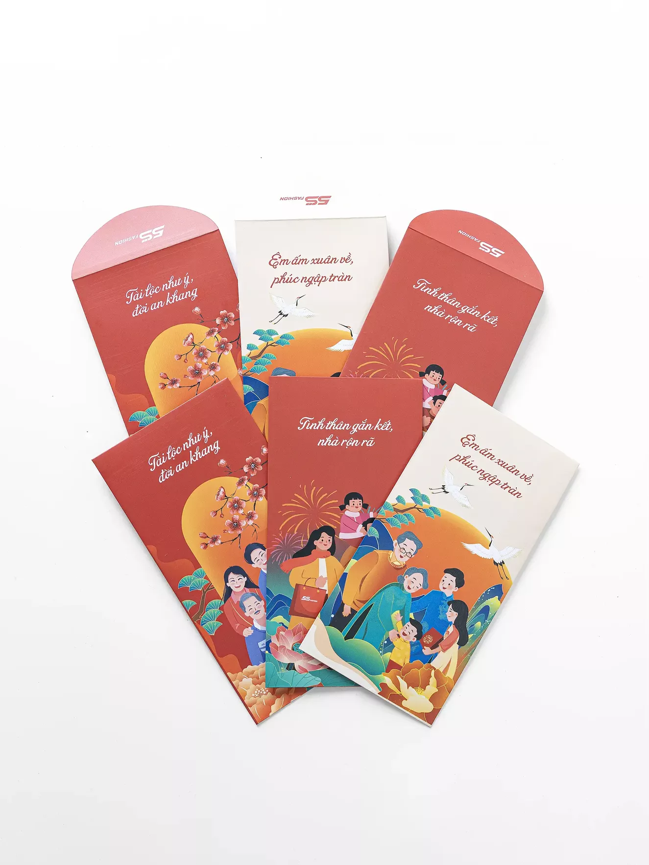 Combo 6 Chiếc Lì Xì Tết 2025 6C-YYLIXI2025