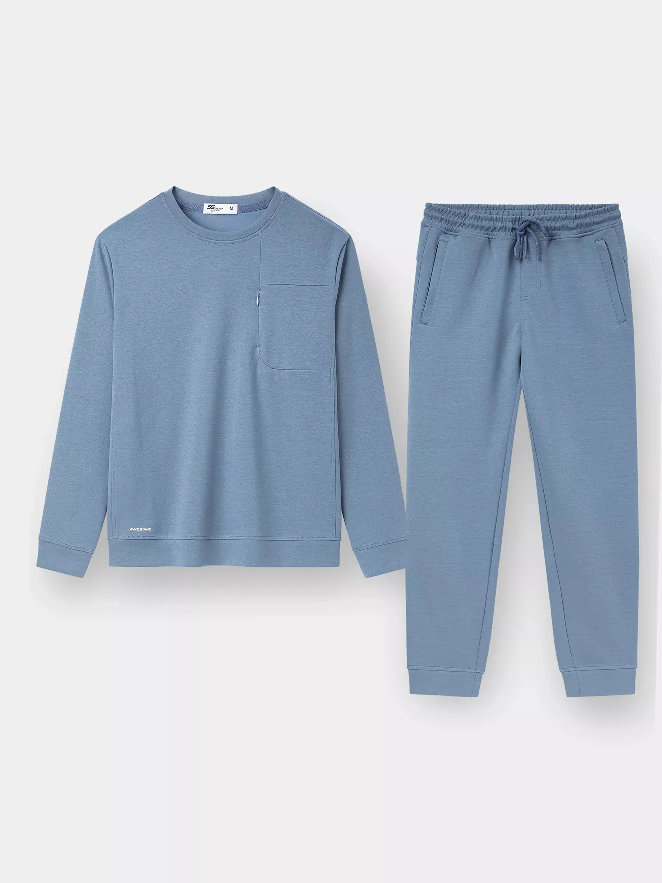 Bộ Quần Áo Nam Dài Tay 5S Fashion Chất Nỉ Có Túi Khóa BNI23026