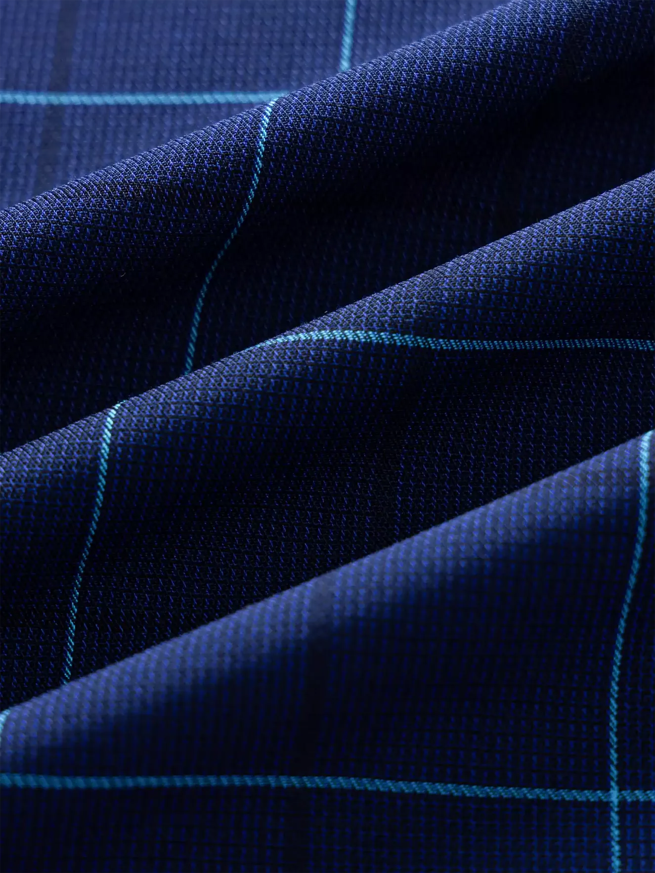 Áo Sơ Mi Nam Dài Tay 5S Fashion Dệt Kẻ Ô Regular ASM24005