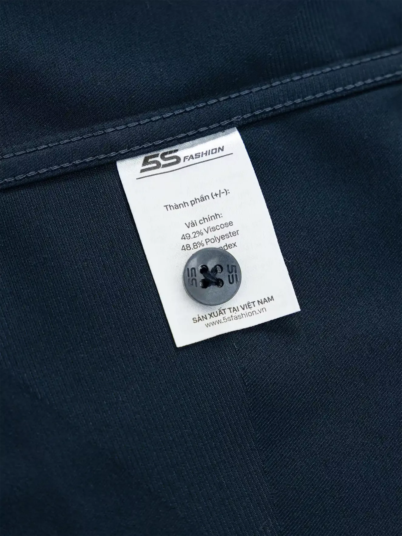 Áo Sơ Mi Nam Ngắn Tay 5S Fashion Họa Tiết Phom Regular ASC25049