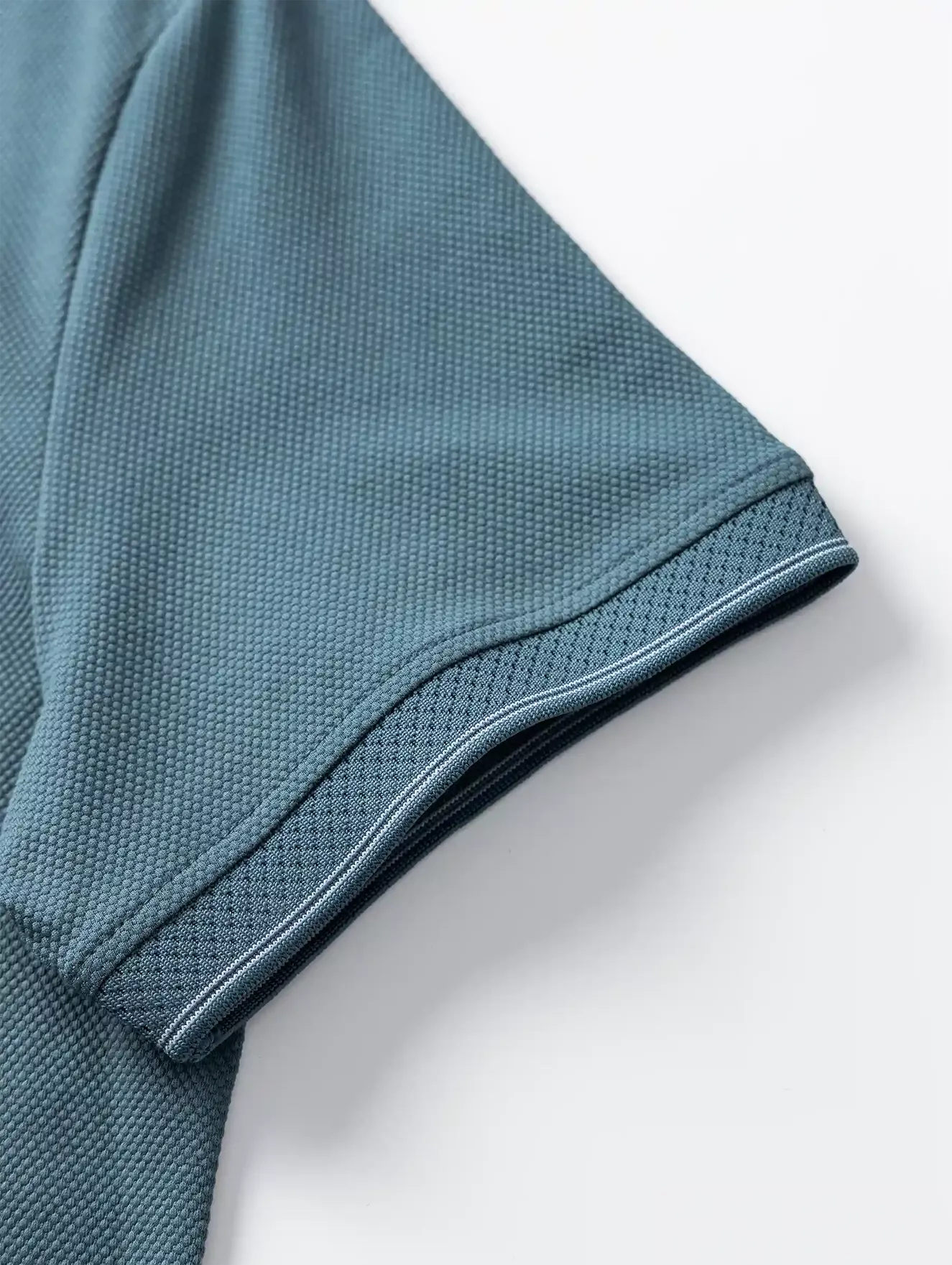 Áo Polo Nam Cổ Kéo Khóa 5S Fashion Dệt Hiệu Ứng APC25004