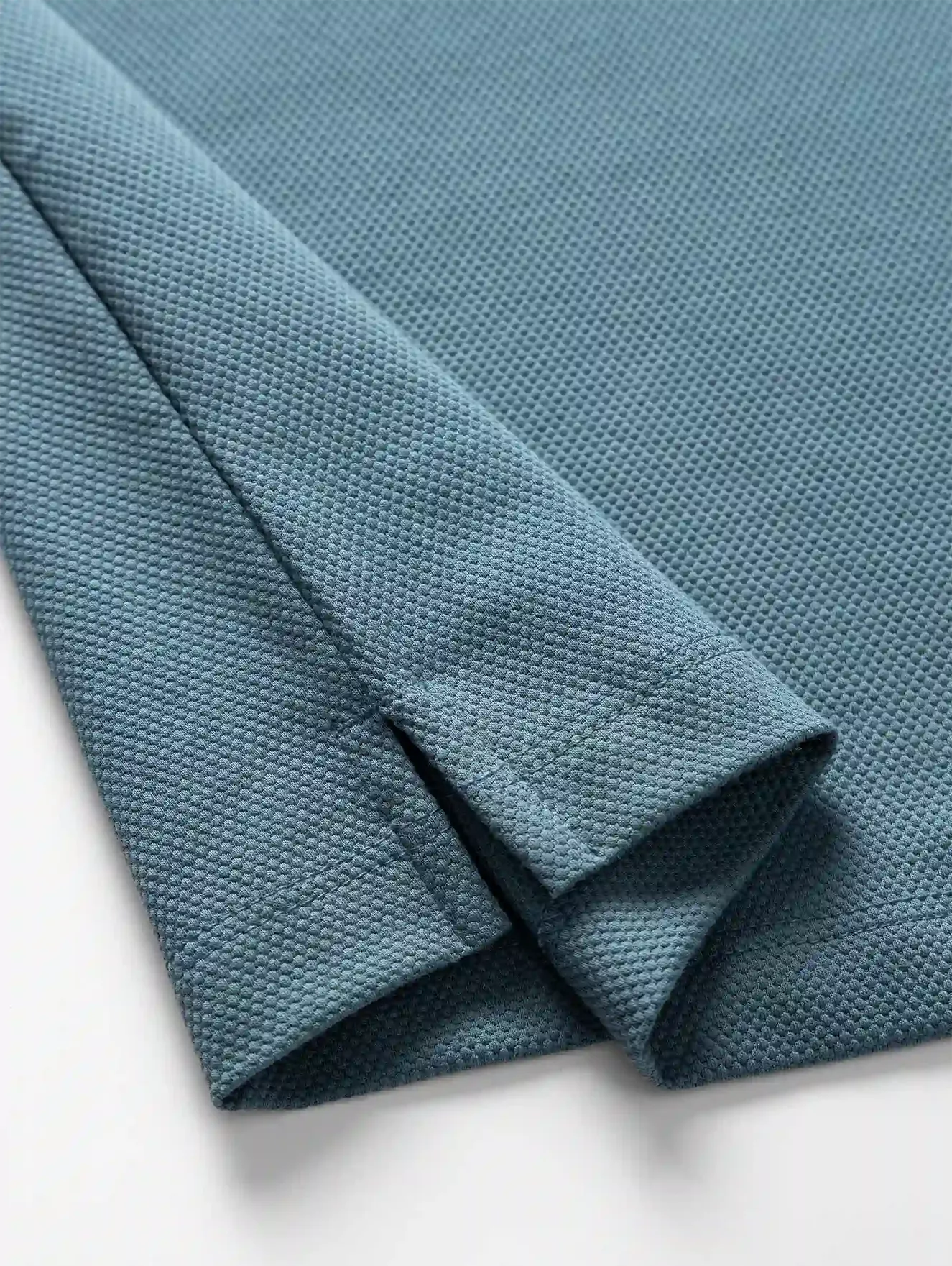 Áo Polo Nam Cổ Kéo Khóa 5S Fashion Dệt Hiệu Ứng APC25004