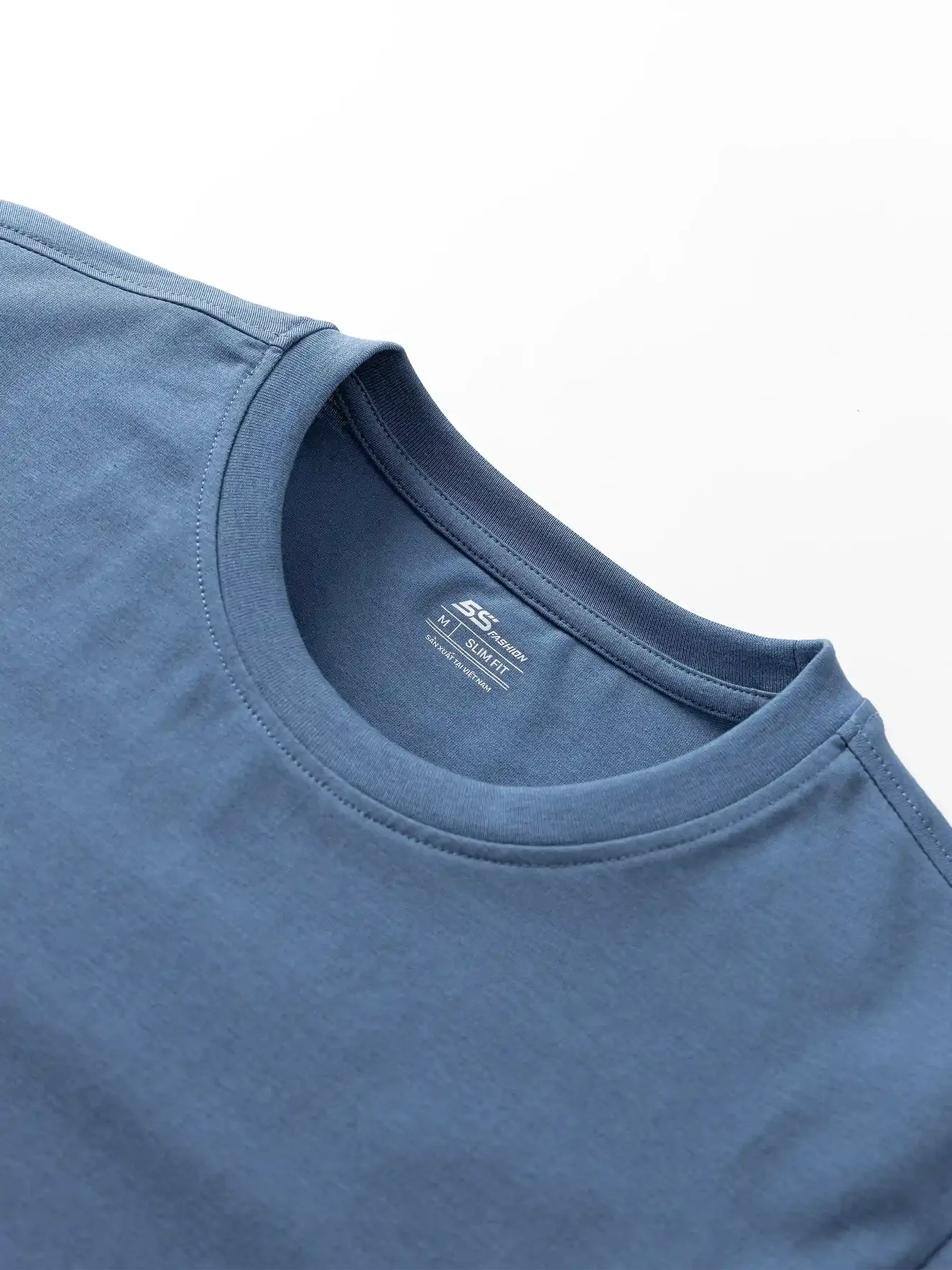 Áo Thun Nam 5S Fashion Trơn Basic Phom Slimfit ATS25061