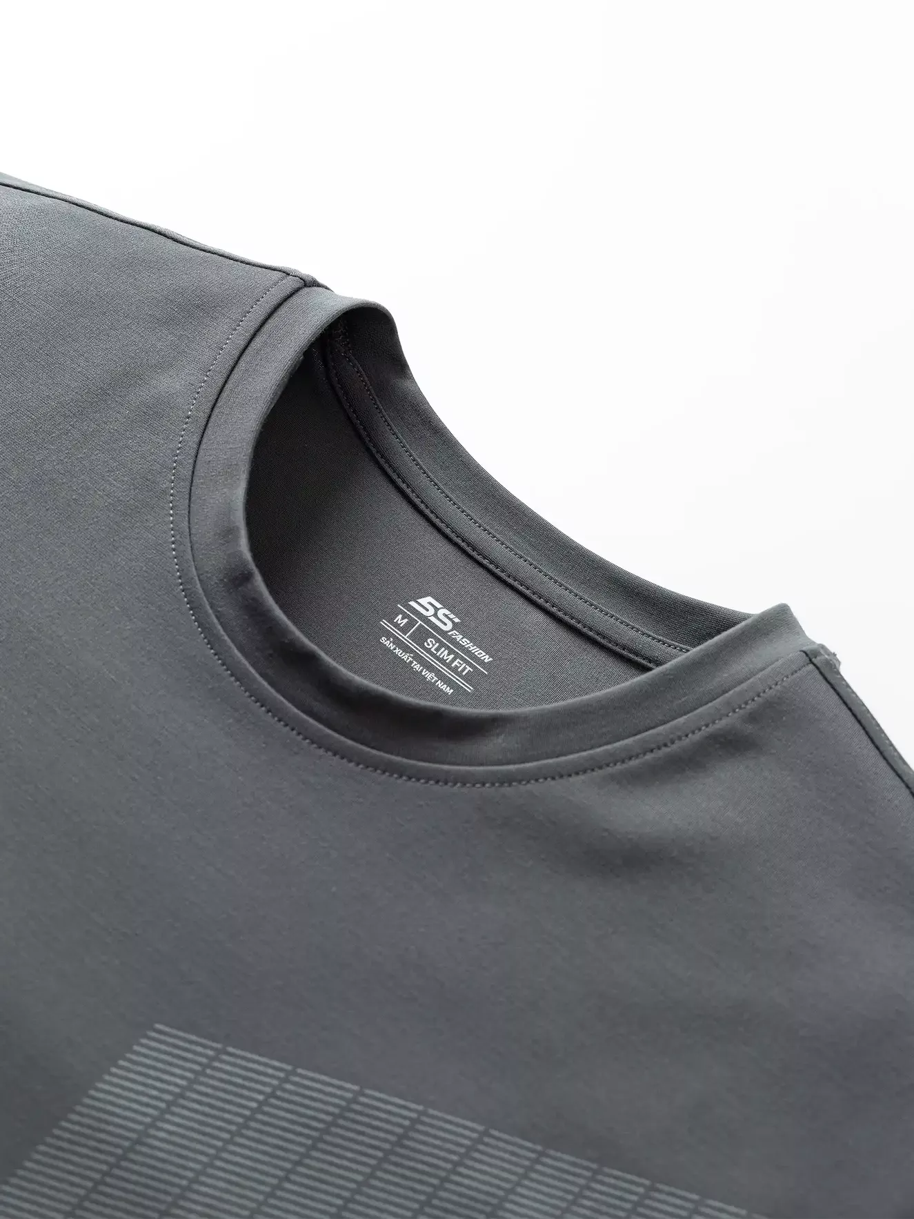 Áo Thun Nam Ngắn Tay 5S Fashion In Typography Cao Cấp ATS25005