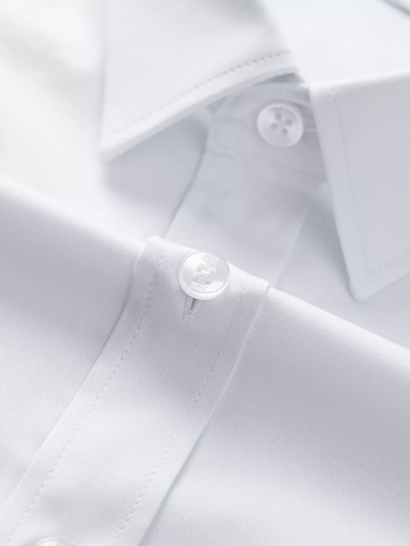 Áo Sơ Mi Nam Cộc Tay 5S Fashion Màu Trắng Trơn ASC25011