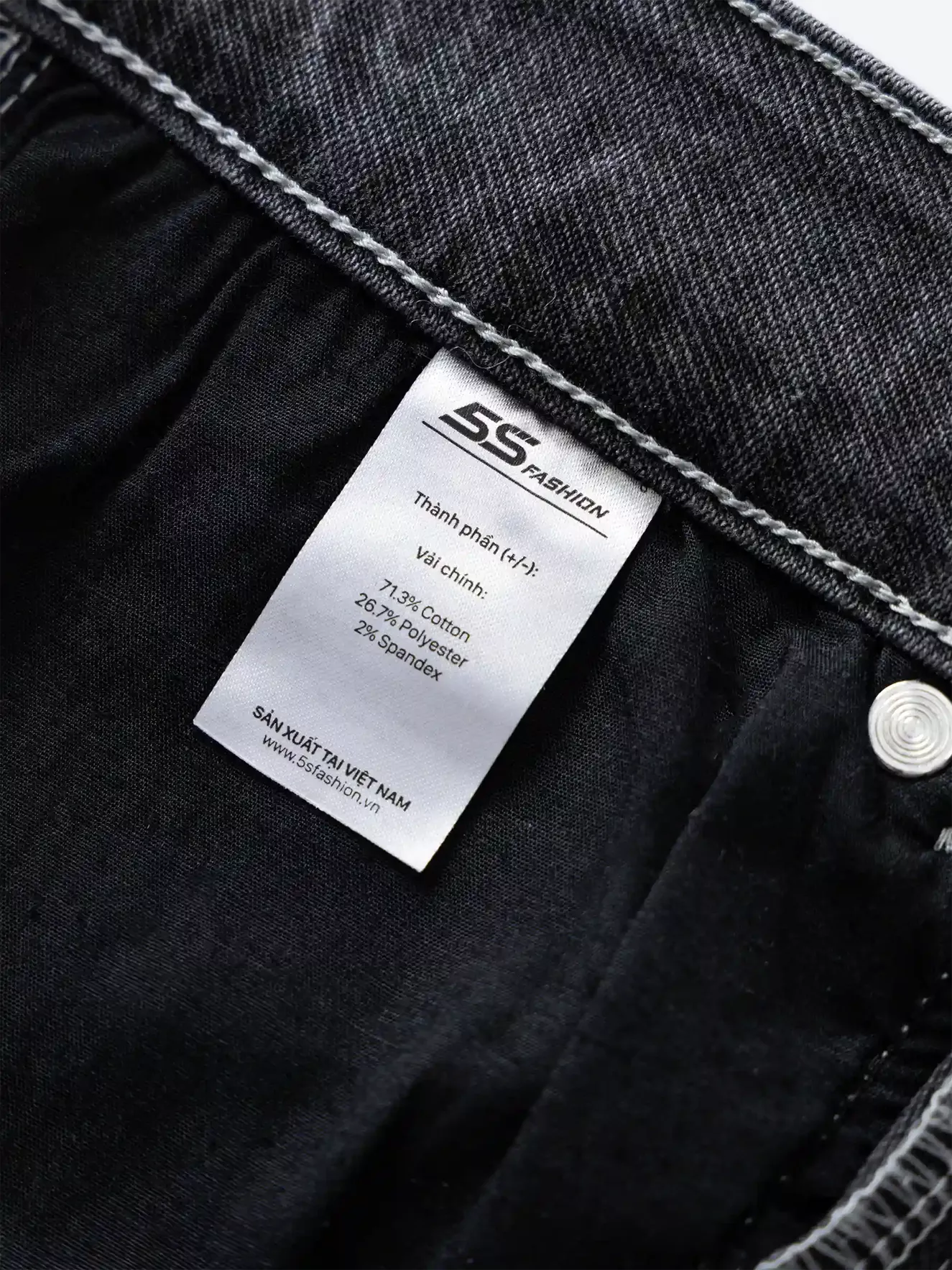 Quần Jean Nam 5S Fashion Cottton Phom Slimfit QJE24011