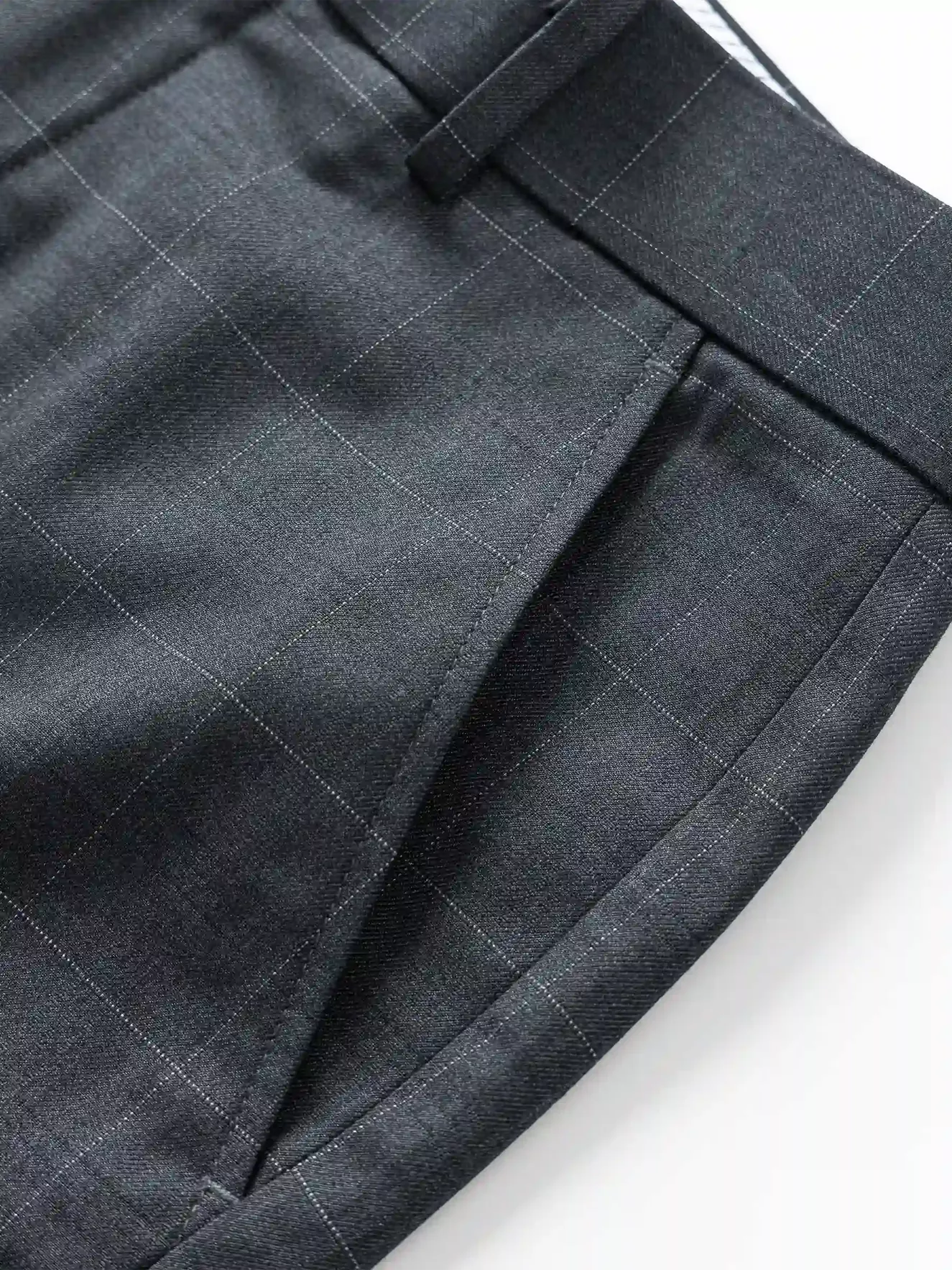 Quần Tây Nam 5S Fashion Kẻ Caro Smart-Fit QAU24007