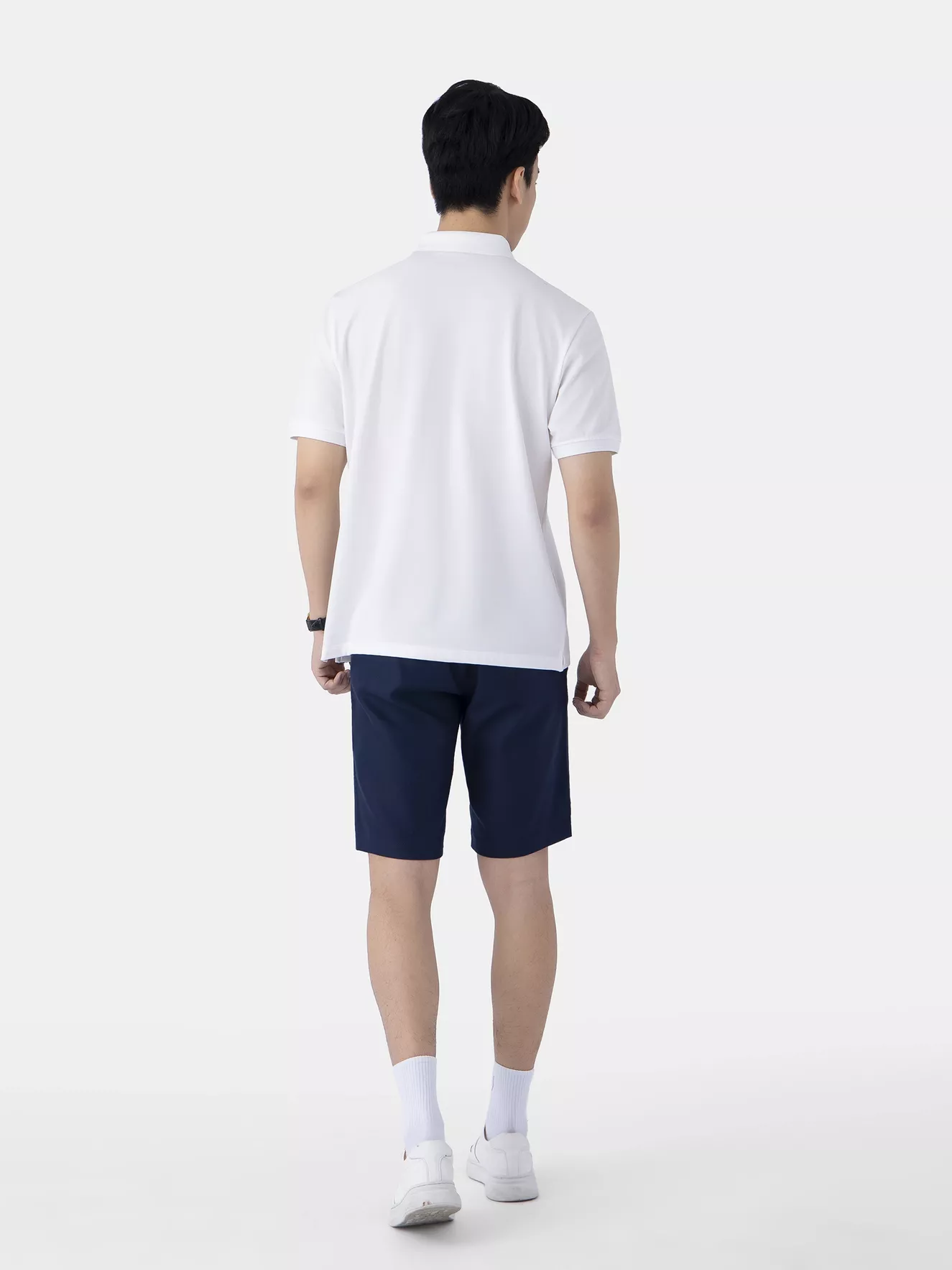 Áo Polo Nam 5S FashionDệt Hiệu Ứng Phối In Phom Casual APC25001