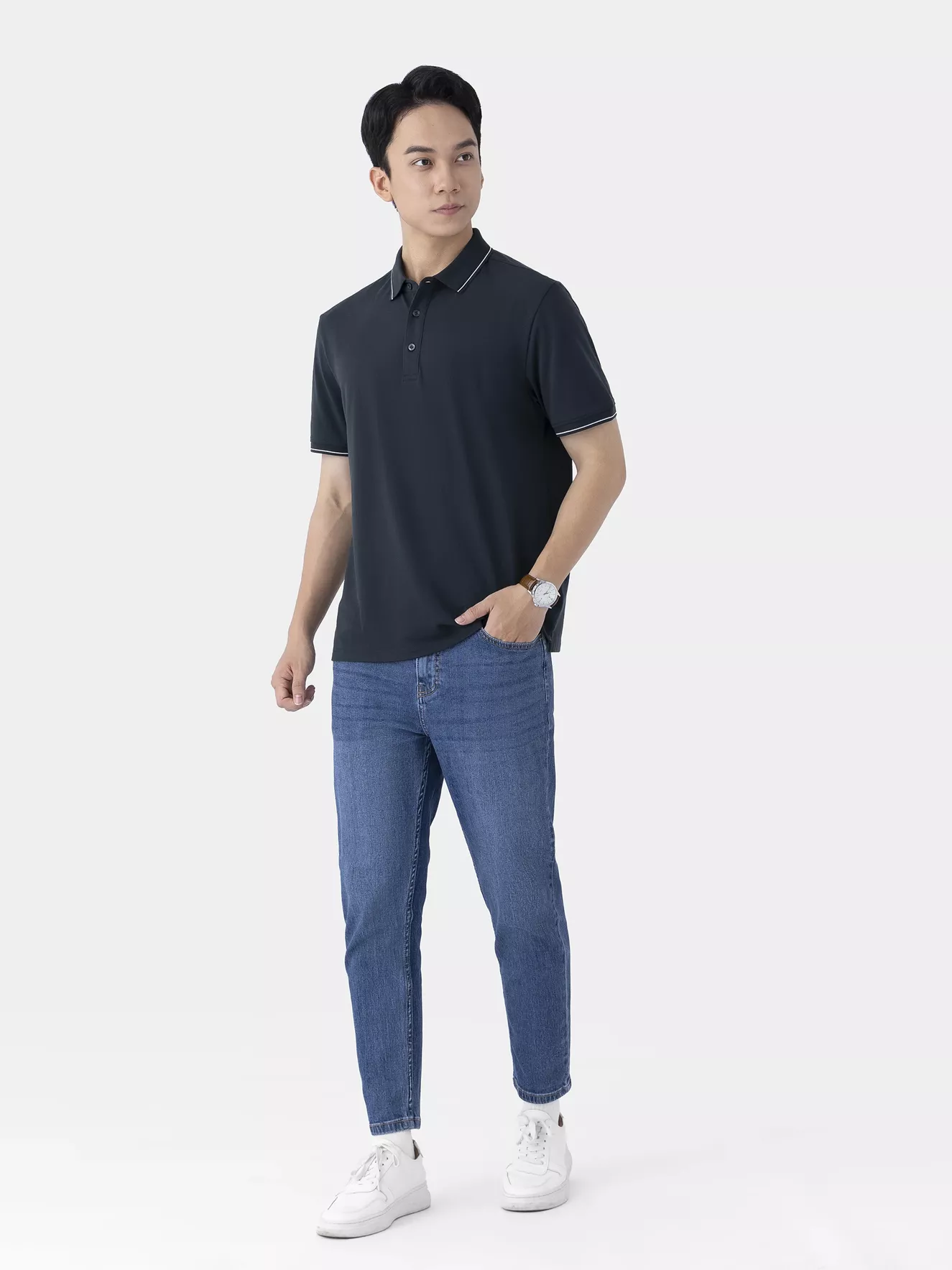 Áo Polo Nam Ngắn Tay 5S Fashion Classic Regular APC25064