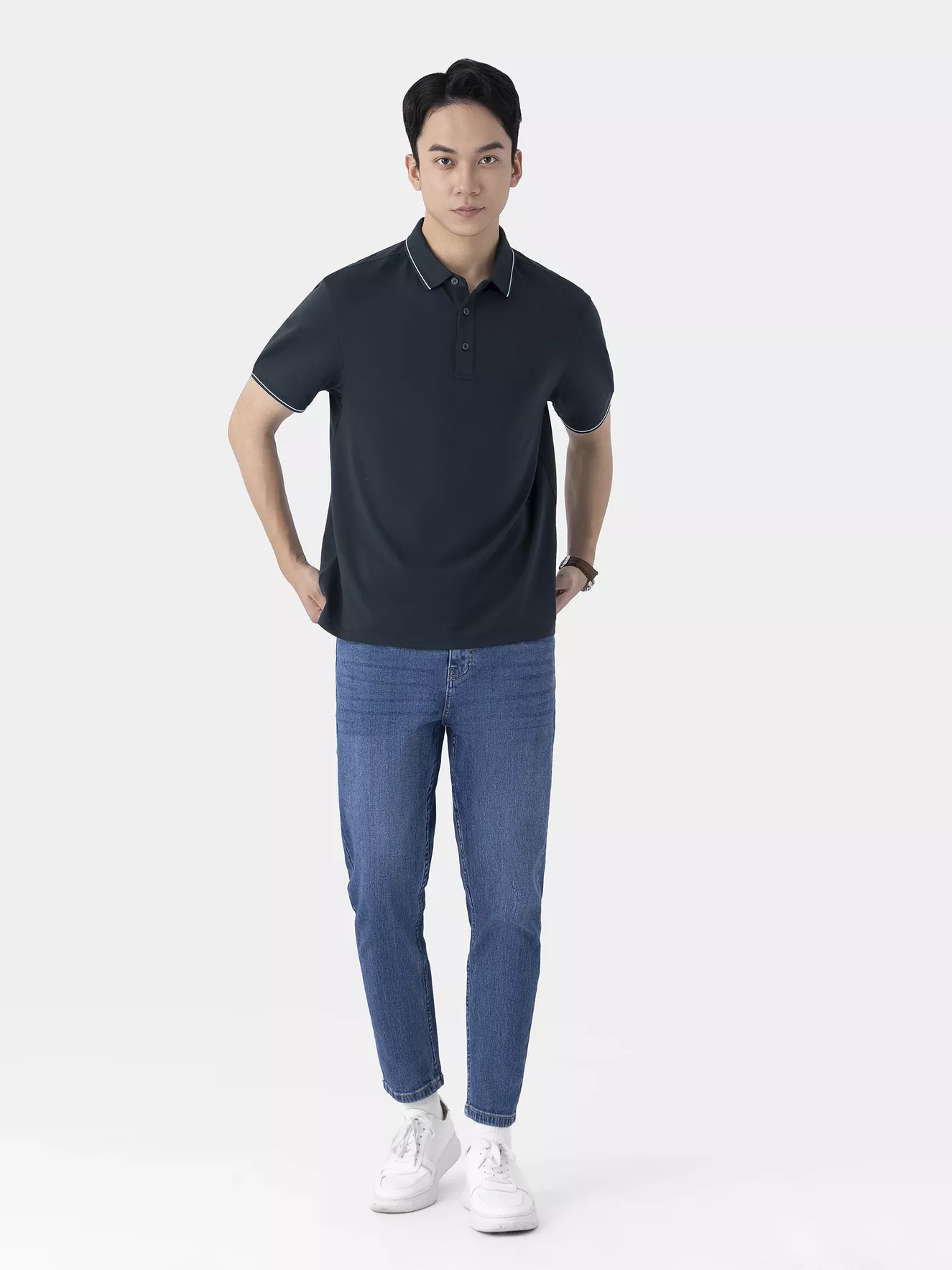 Áo Polo Nam Ngắn Tay 5S Fashion Classic Regular APC25064