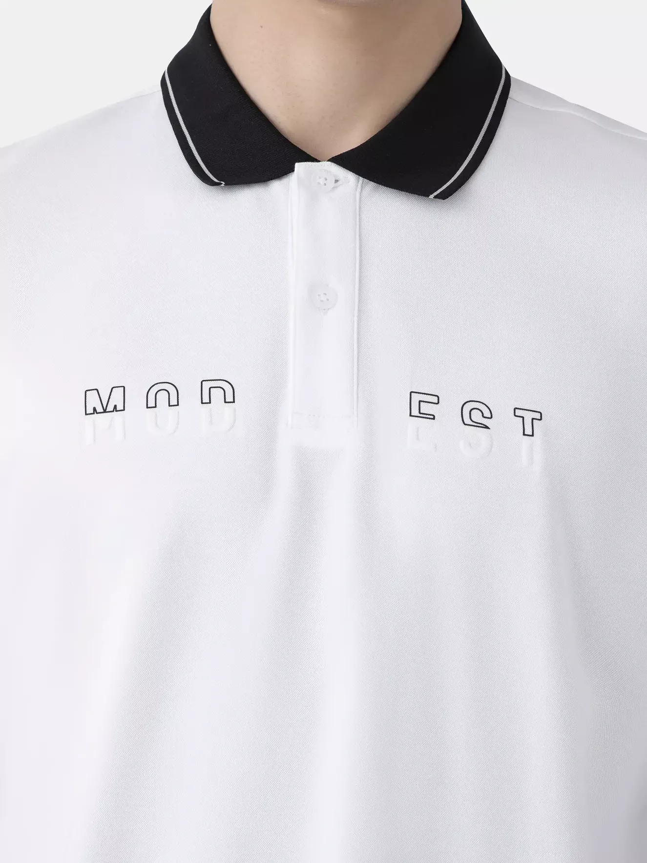 Áo Polo Nam 5S Fashion Phối Cổ In Chữ Phom Slimfit APC25122