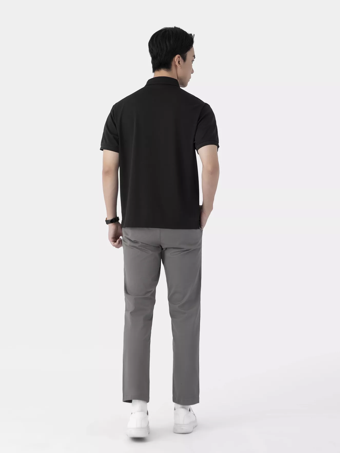 Áo Polo Nam 5S Fashion Dệt Jacquard Phom Regular APC25021