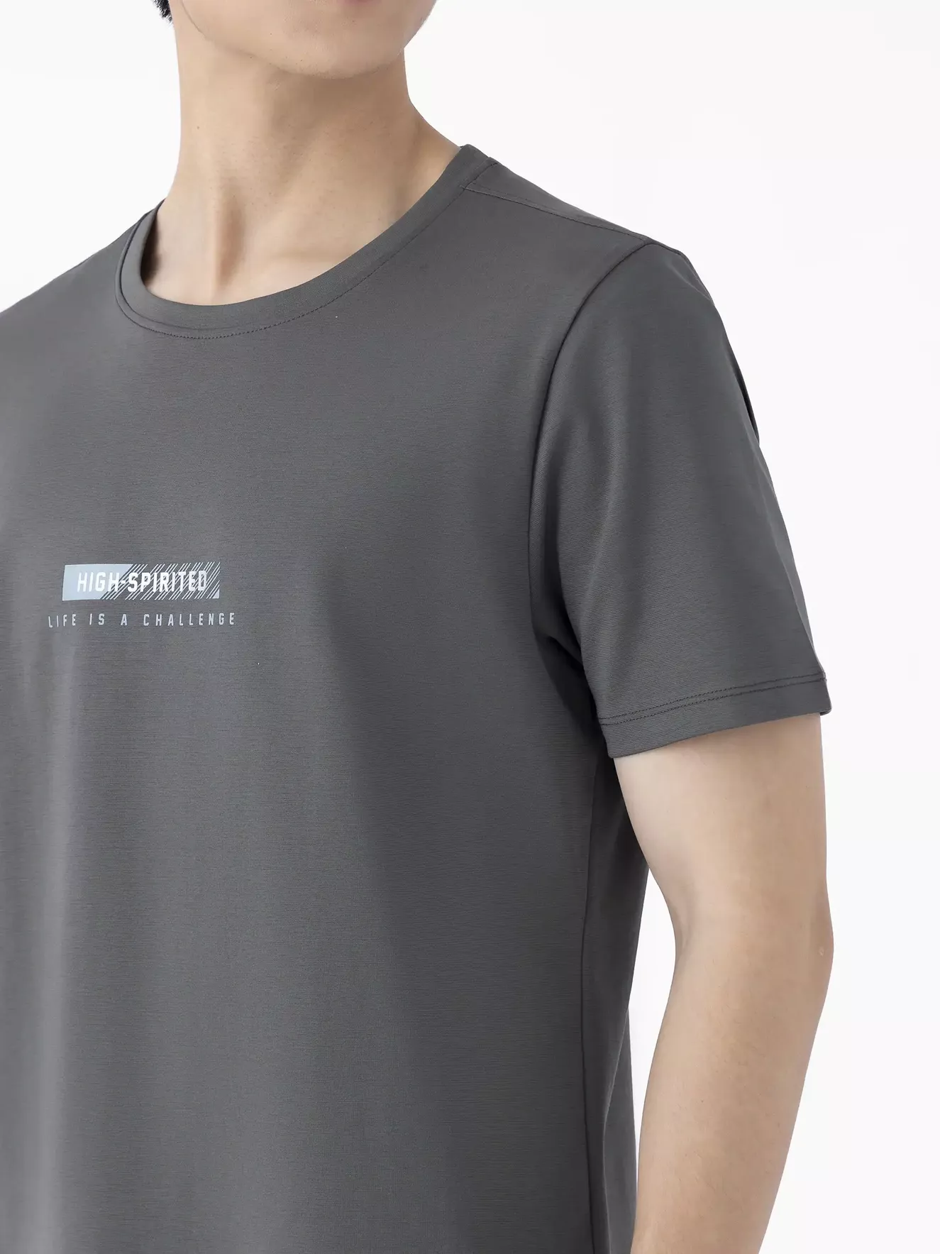 Áo Thun Nam Ngắn Tay 5S Fashion In Đơn Giản ATS25004