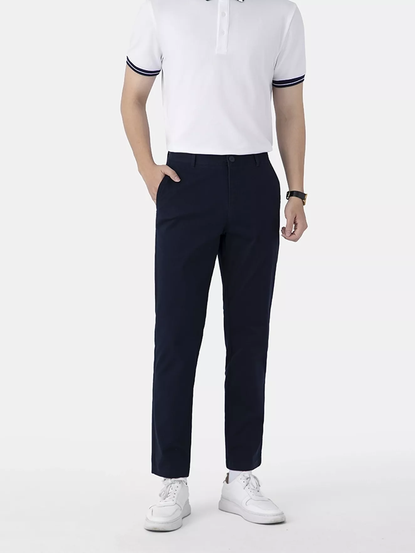 Quần Dài Kaki Nam 5S Fashion Chất Cotton Regular QKK24005