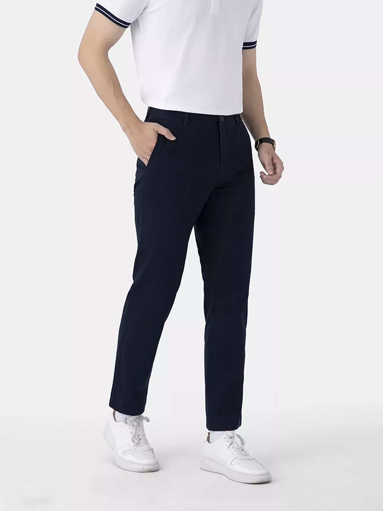 Quần Dài Kaki Nam 5S Fashion Chất Cotton Regular QKK24005