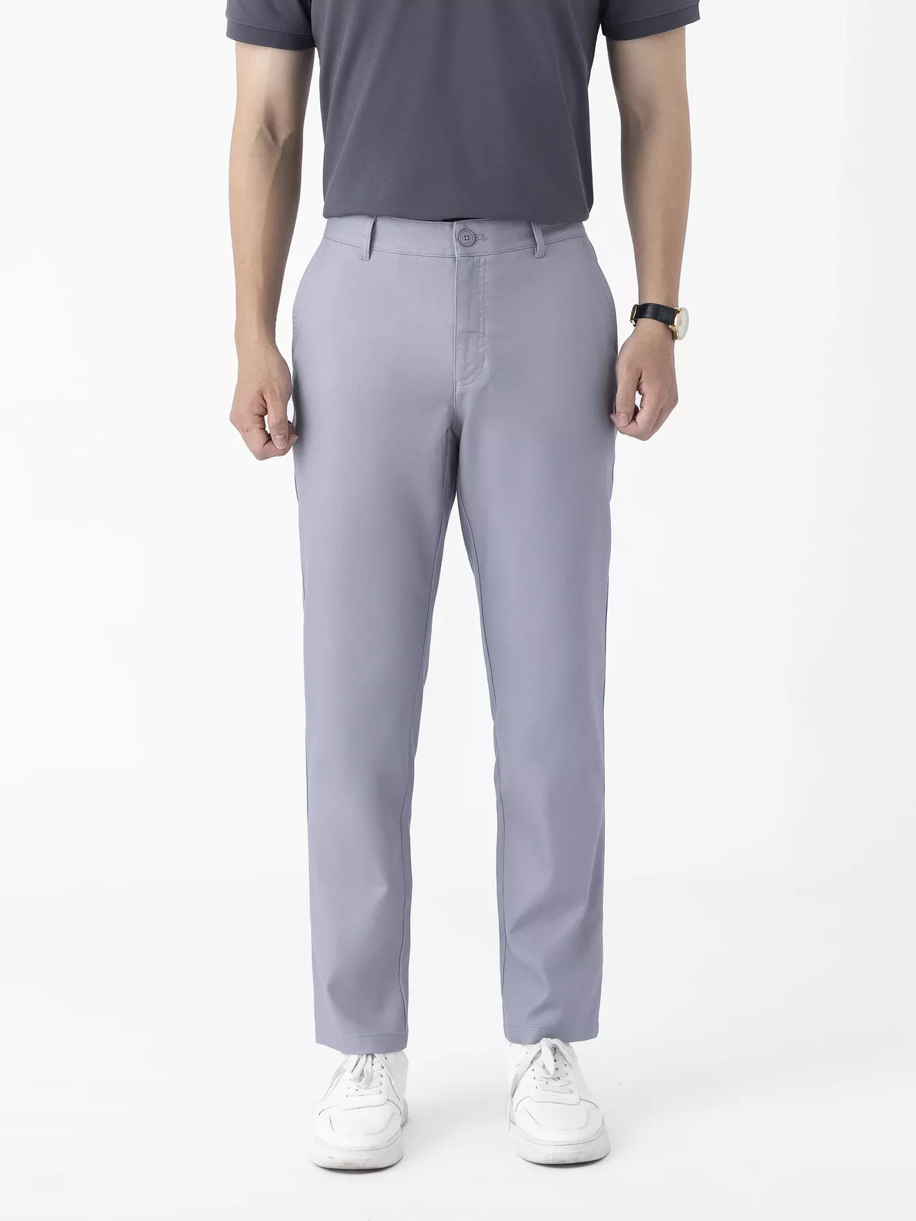 Quần Kaki Dài Nam Cotton 5S Fashion Phom Regular QKK24006