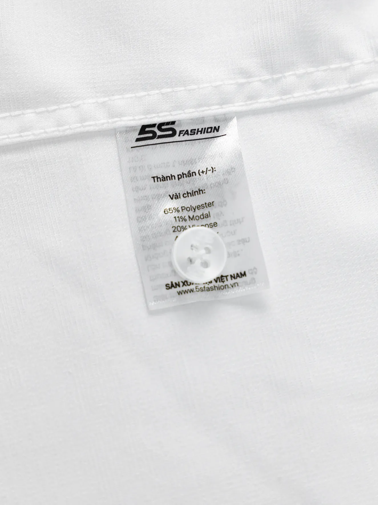 Áo Sơ Mi Nam Ngắn Tay 5S Fashion Hiệu Ứng ASC25028