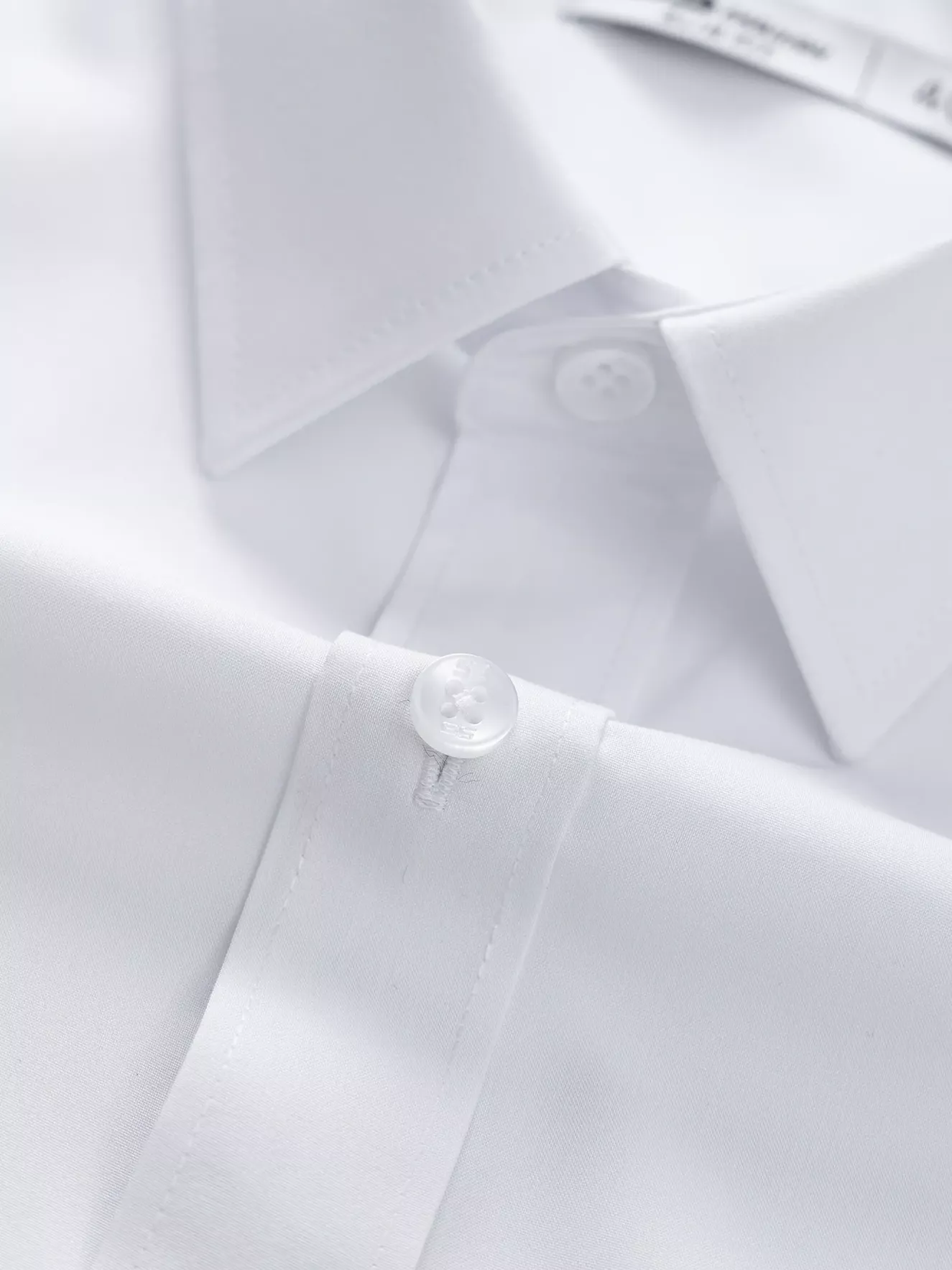 Áo Sơ Mi Nam Dài Tay 5S Fashion Màu Trắng Trơn Phom Slimfit ASM25207