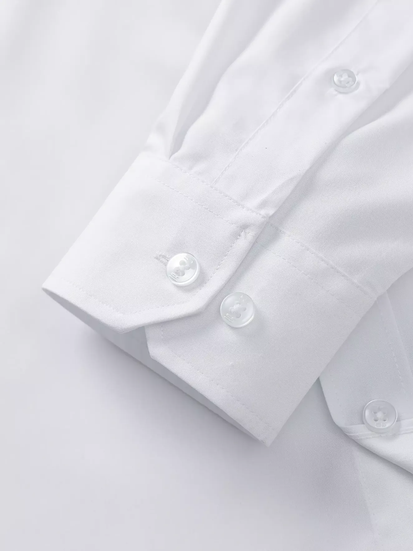 Áo Sơ Mi Nam Dài Tay 5S Fashion Màu Trắng Trơn Phom Slimfit ASM25207