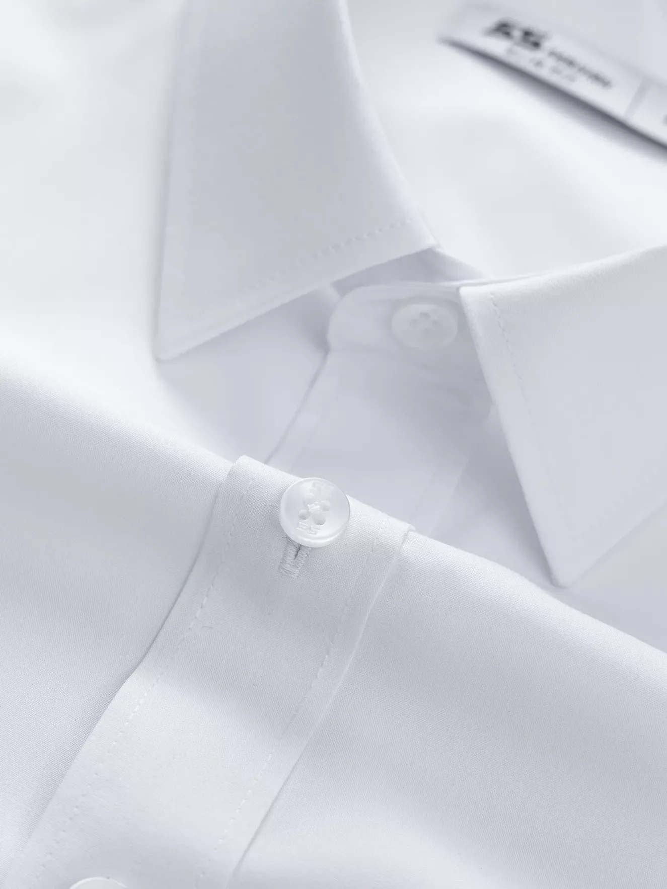 Áo Sơ Mi Nam Dài Tay 5S Fashion Màu Trắng Trơn Phom Slimfit ASM25207
