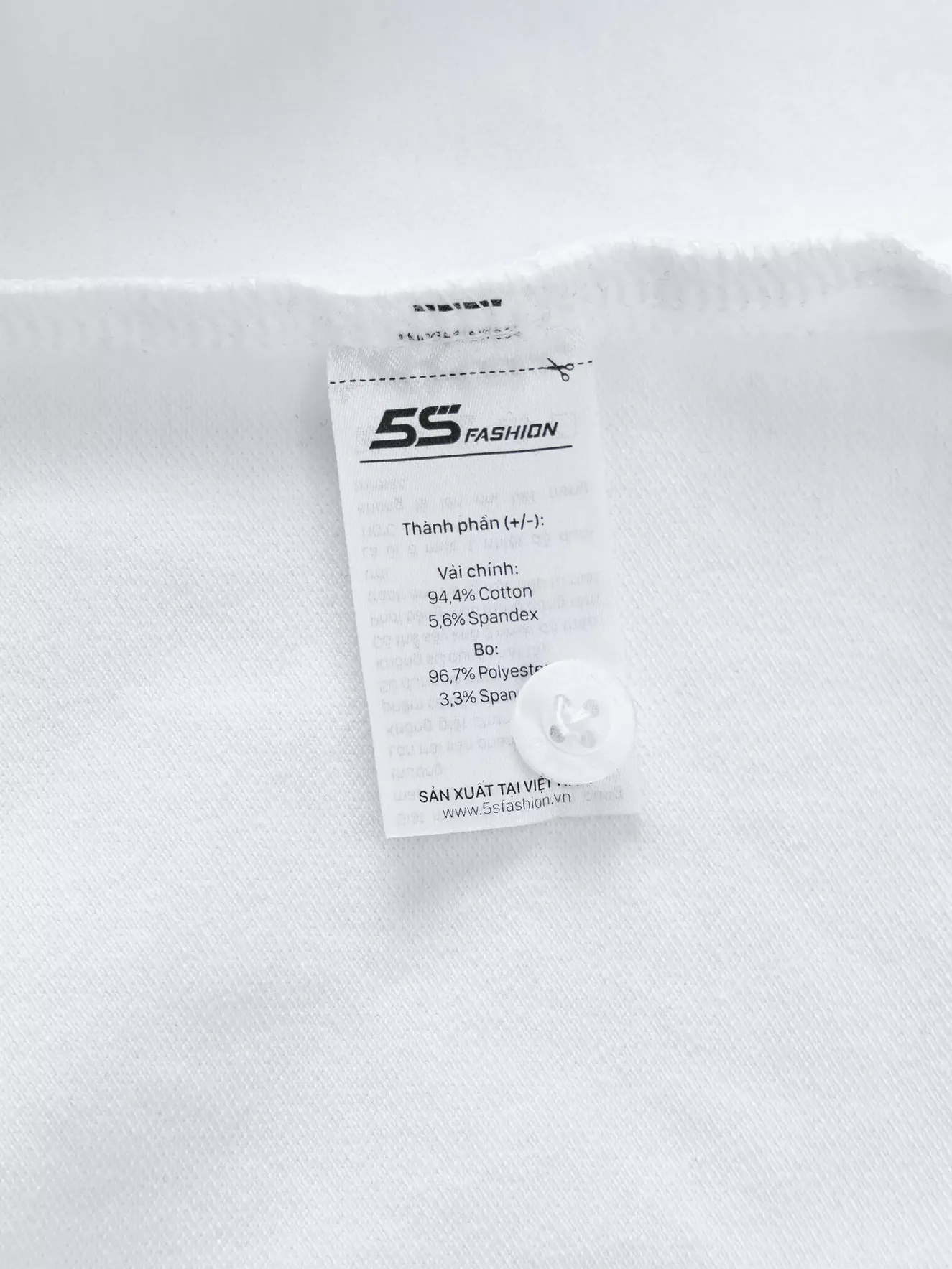 Áo Polo Nam Can Phối In Chữ 5S Fashion Trẻ Trung APC25041