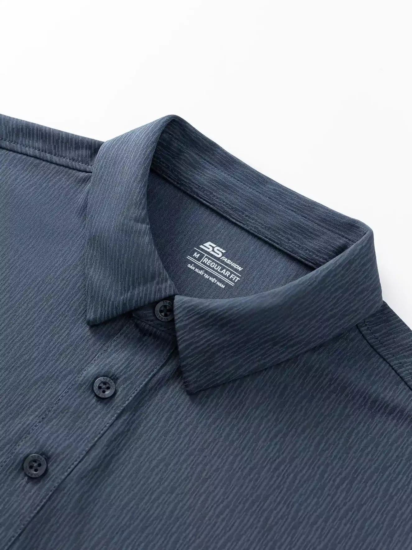 Áo Polo Nam 5S Fashion Dệt Hiệu Ứng Phom Regular APC25016