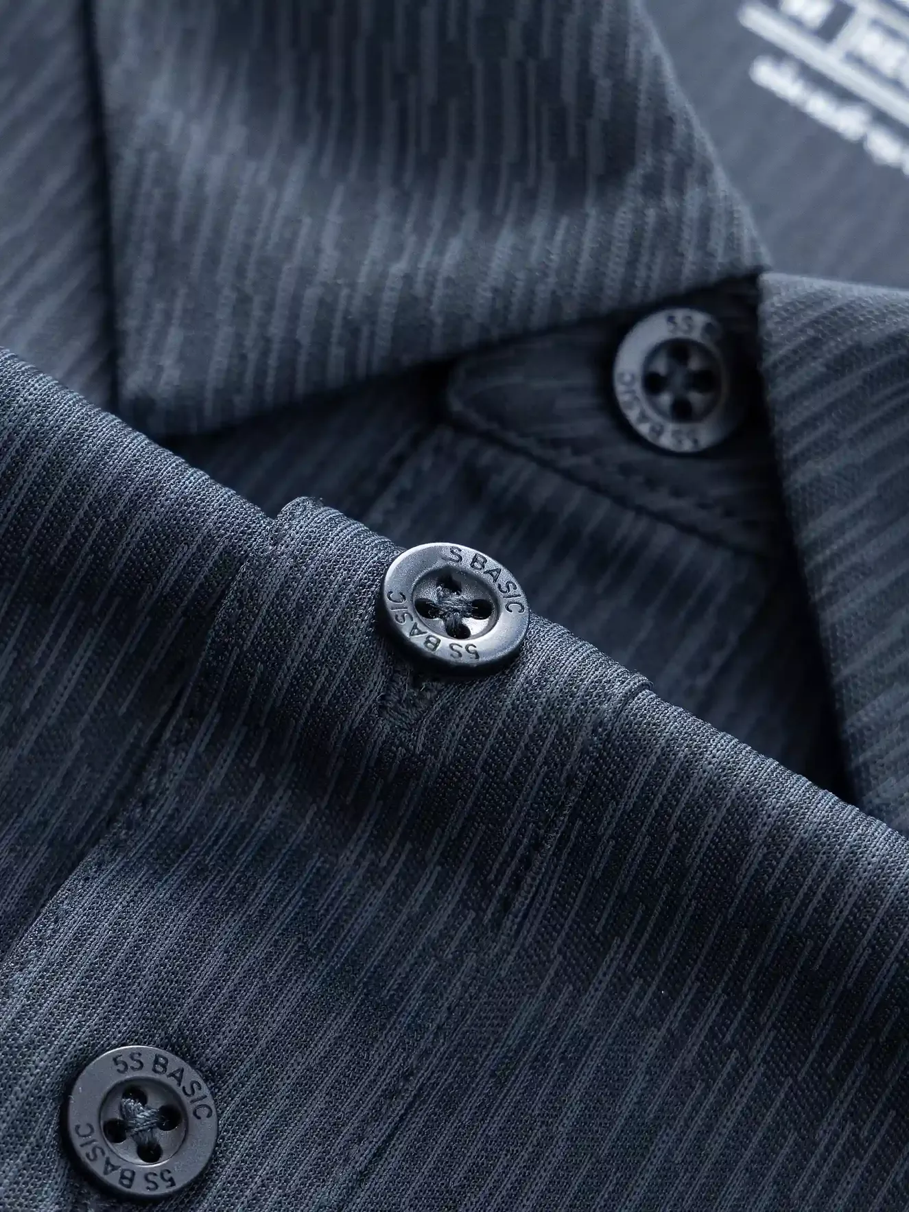 Áo Polo Nam 5S Fashion Dệt Hiệu Ứng Phom Regular APC25016