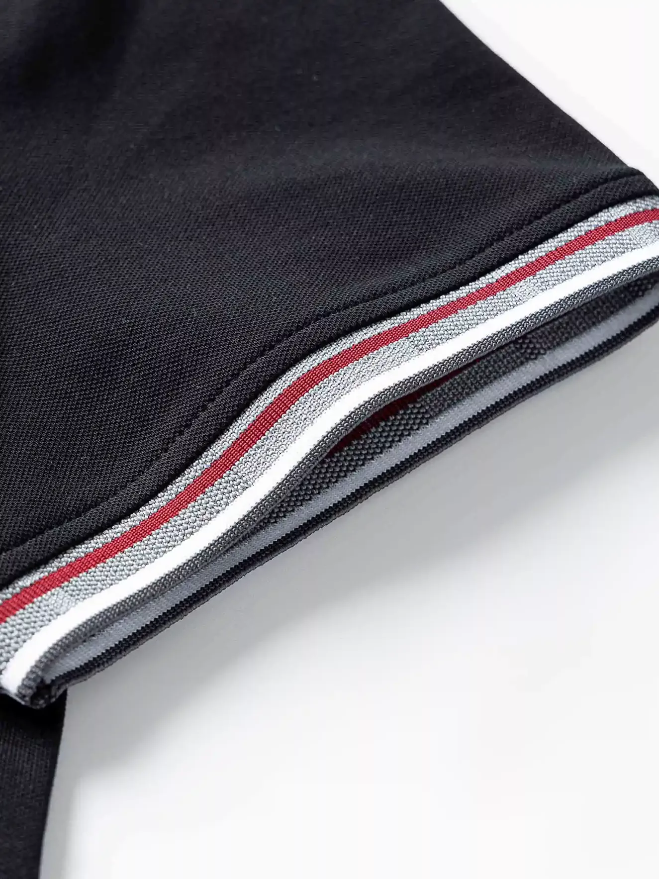 Áo Polo Nam 5S Fashion Cổ Dệt Kẻ Slimfit APC24003