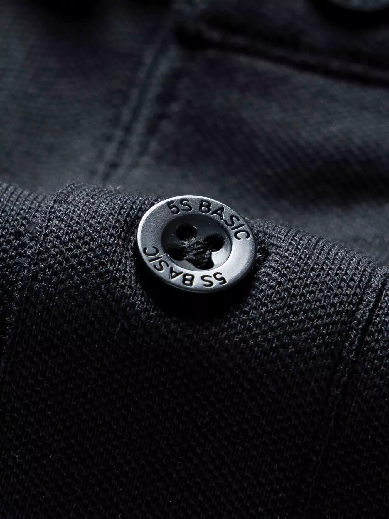 Áo Polo Nam 5S Fashion Cổ Dệt Kẻ Slimfit APC24003