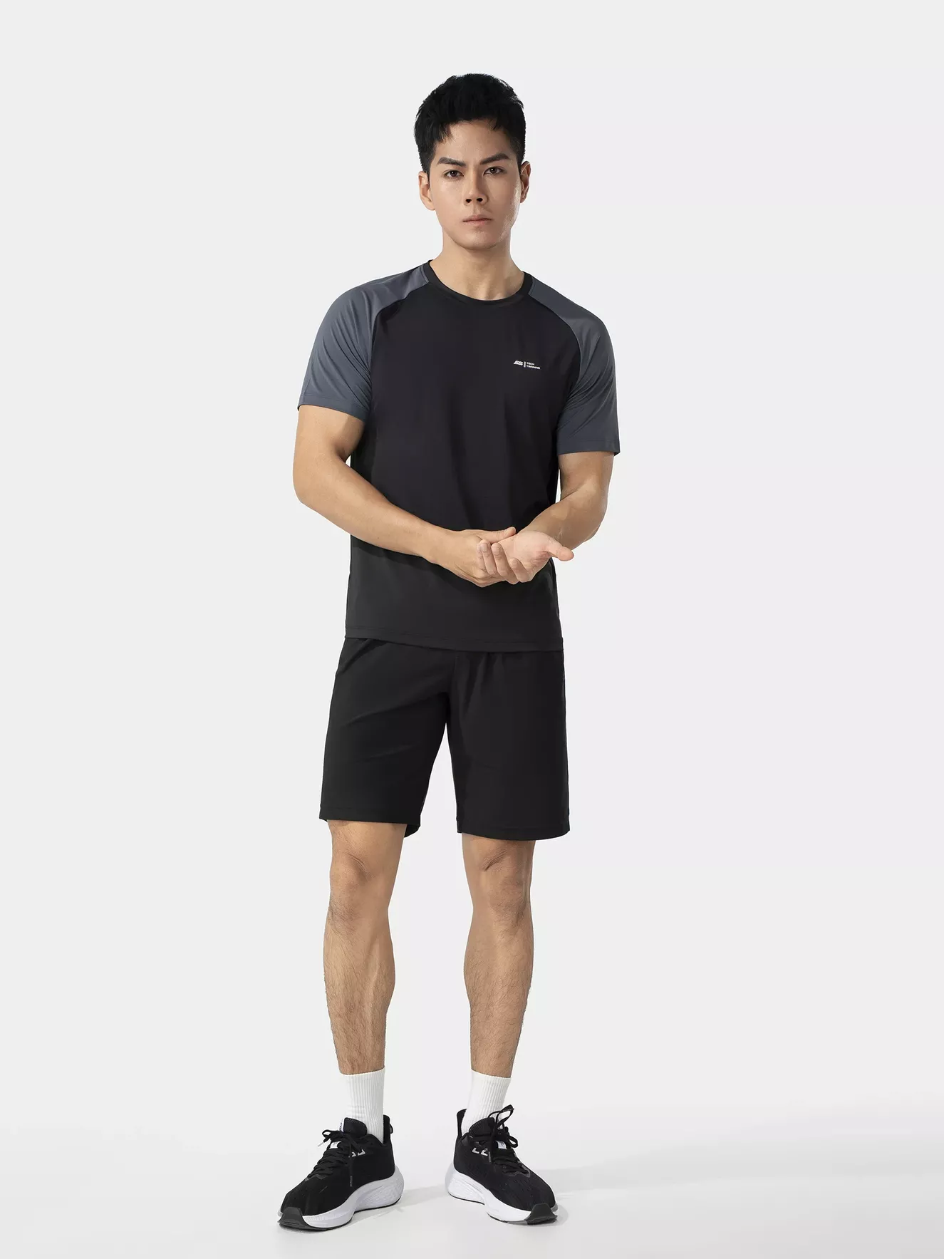 Áo Thun Nam Ngắn Tay 5S Fashion Tay Raglan Slimfit ATS25055