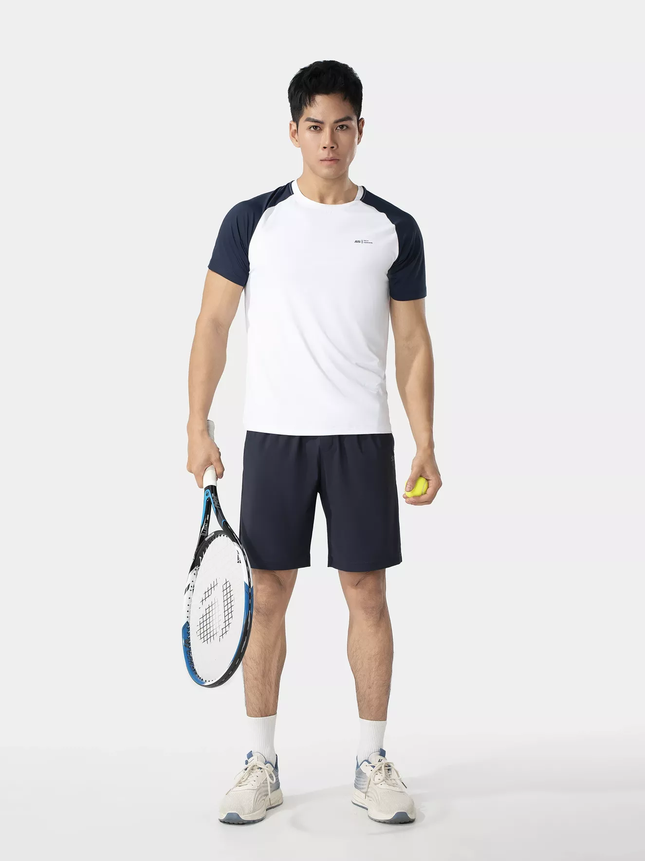 Áo Thun Nam Ngắn Tay 5S Fashion Tay Raglan Slimfit ATS25055