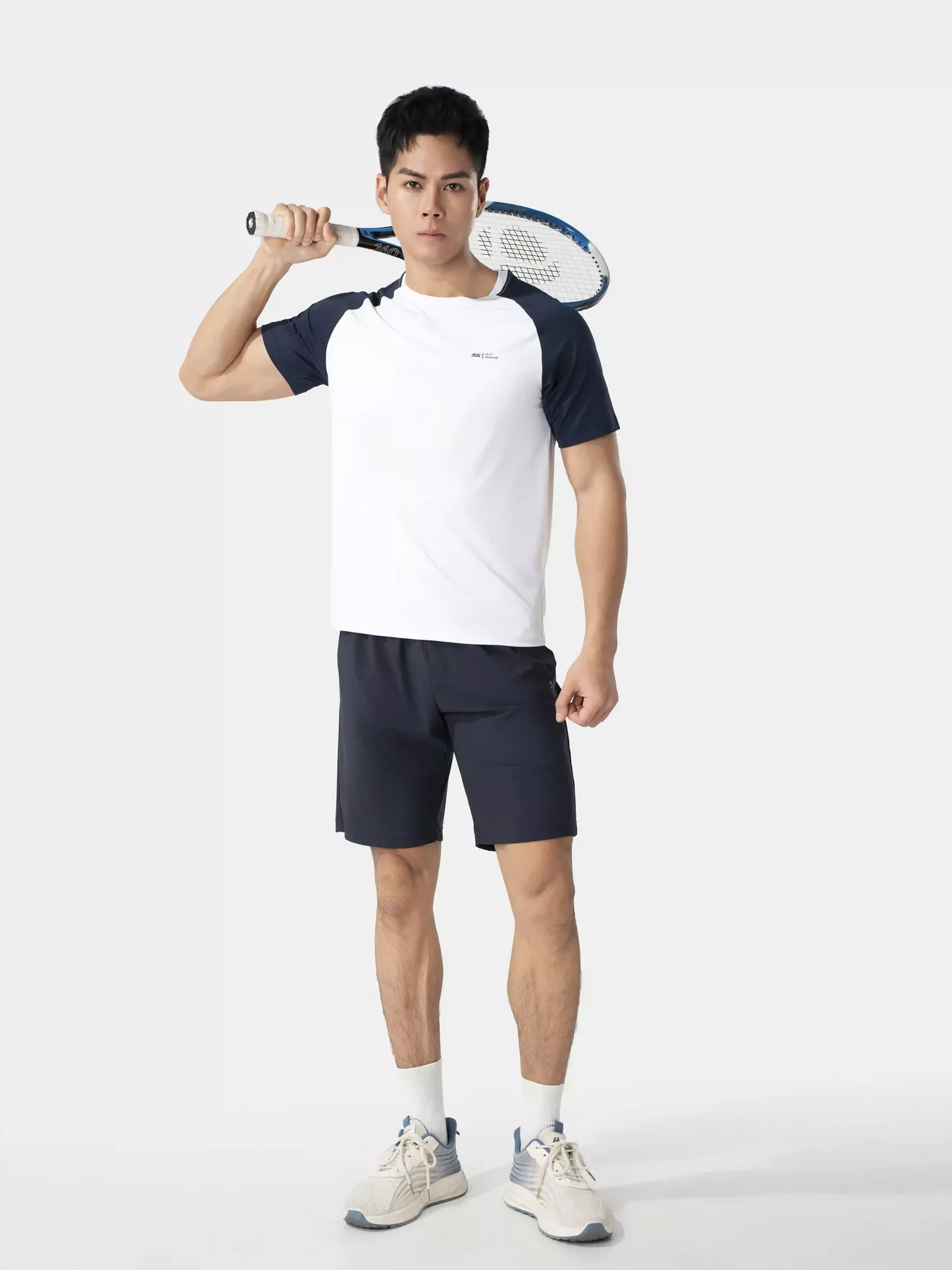 Áo Thun Nam Ngắn Tay 5S Fashion Tay Raglan Slimfit ATS25055