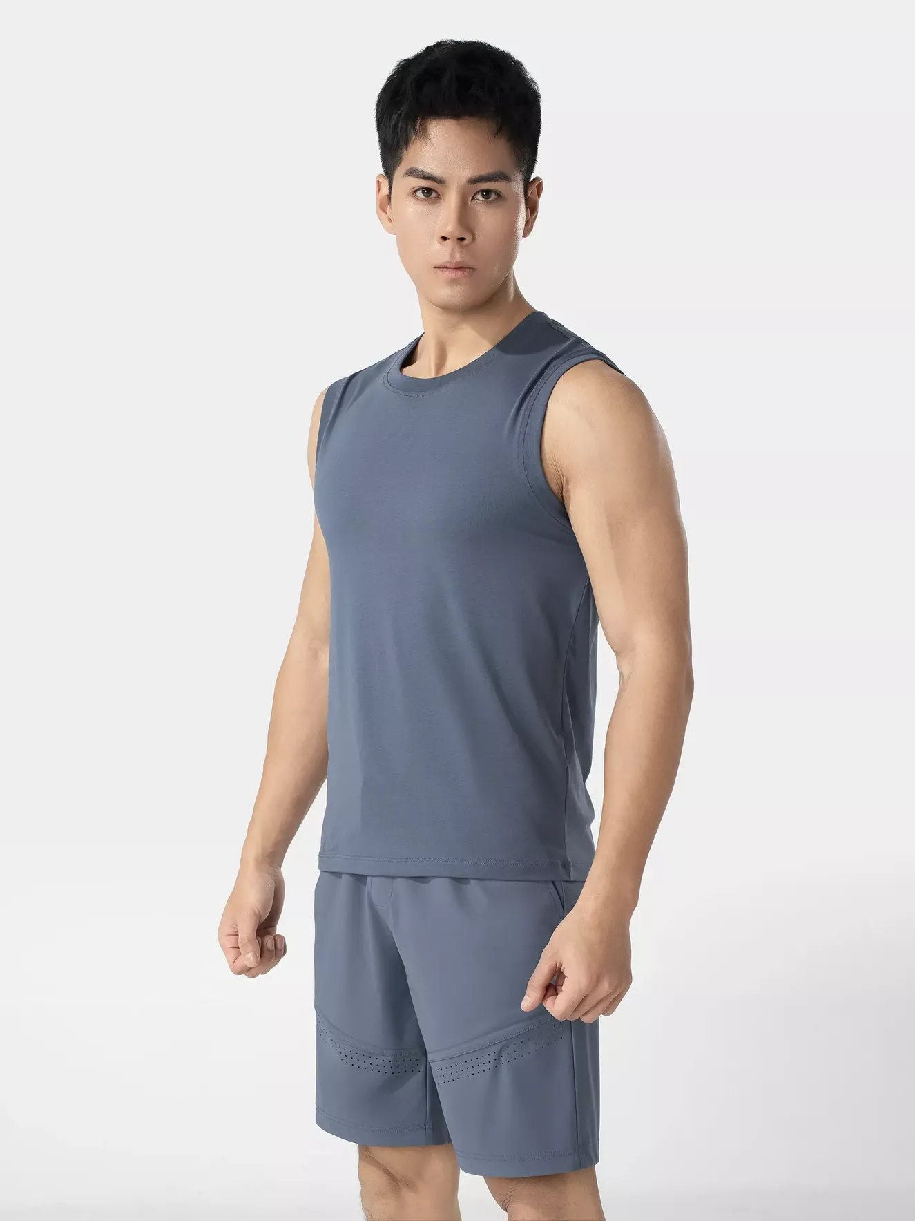 Áo Sát Nách Nam 5S Fashion Cotton Phom Slimfit ASN25005