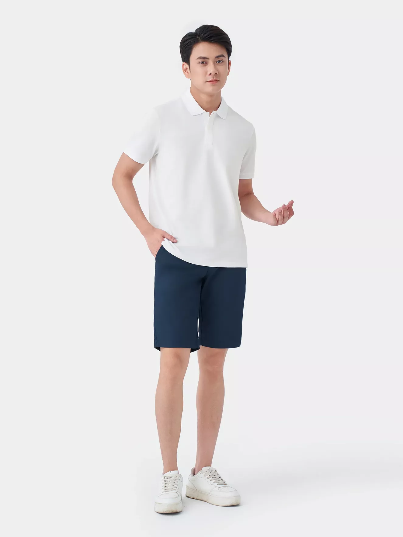 Áo Polo Nam 5S Fashion Trơn Phom Regular APC24009