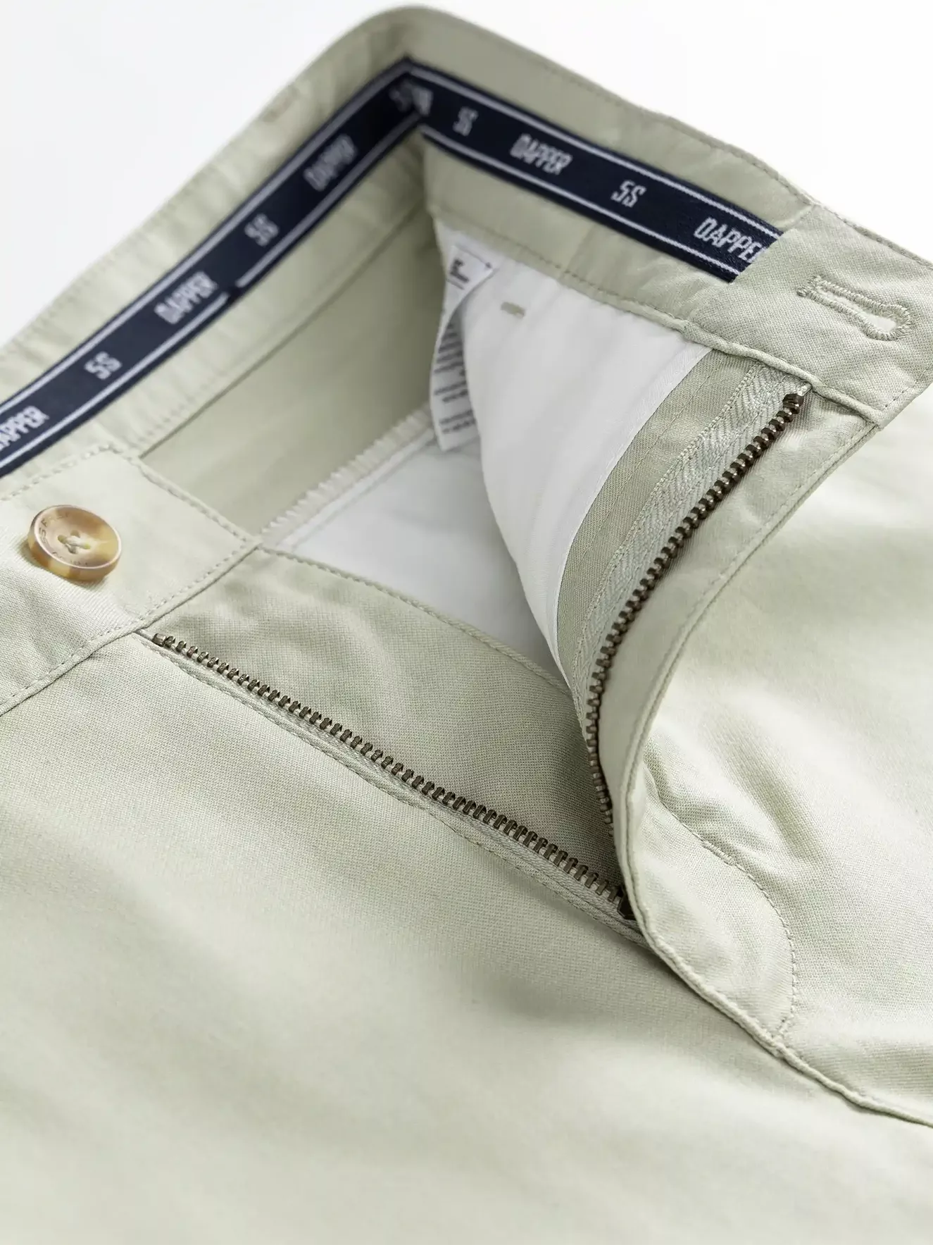 Quần Short Kaki Nam 5S Fashion Cotton Cạp Dệt Chữ Slimfit QSK25002