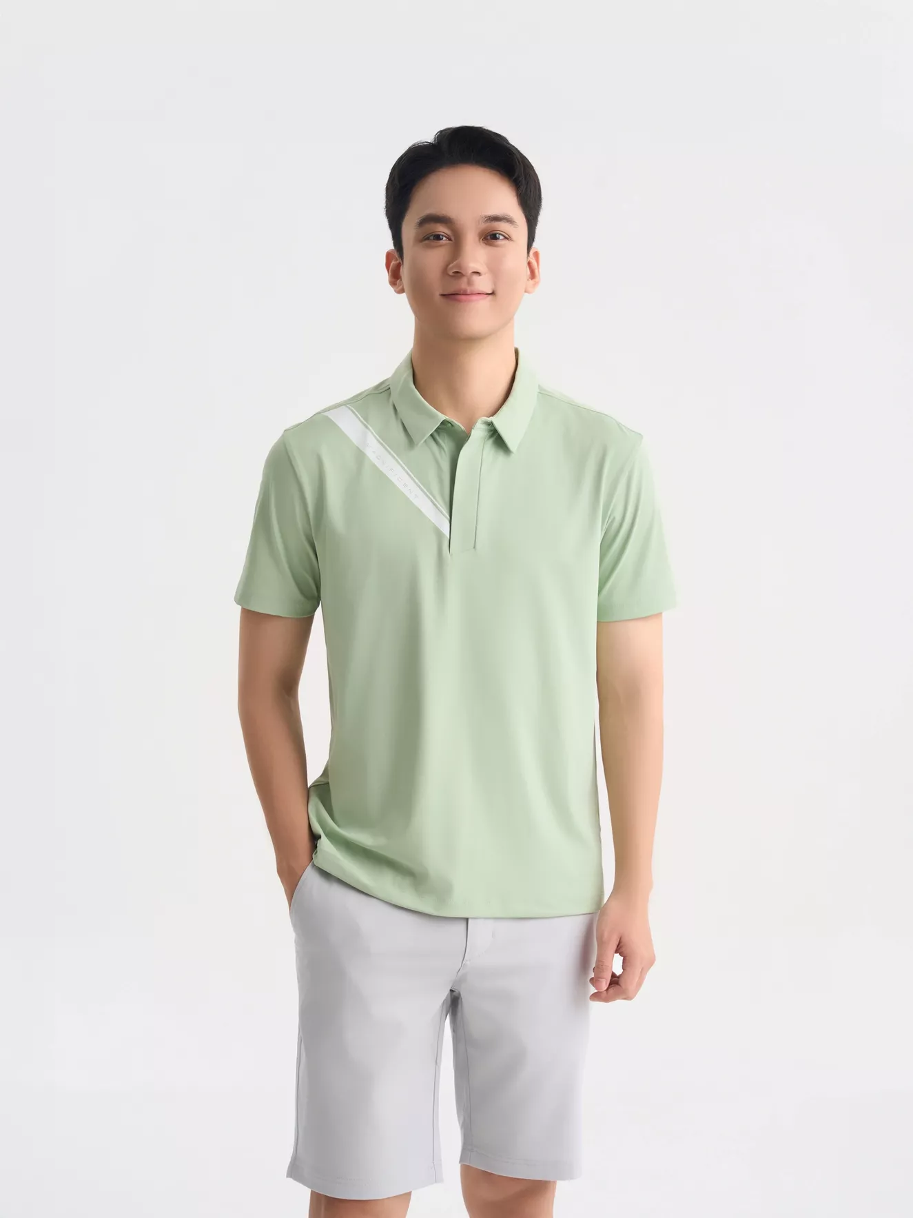 Áo Polo Nam Thể Thao 5S Fashion In Phong Cách Slimfit APC25073