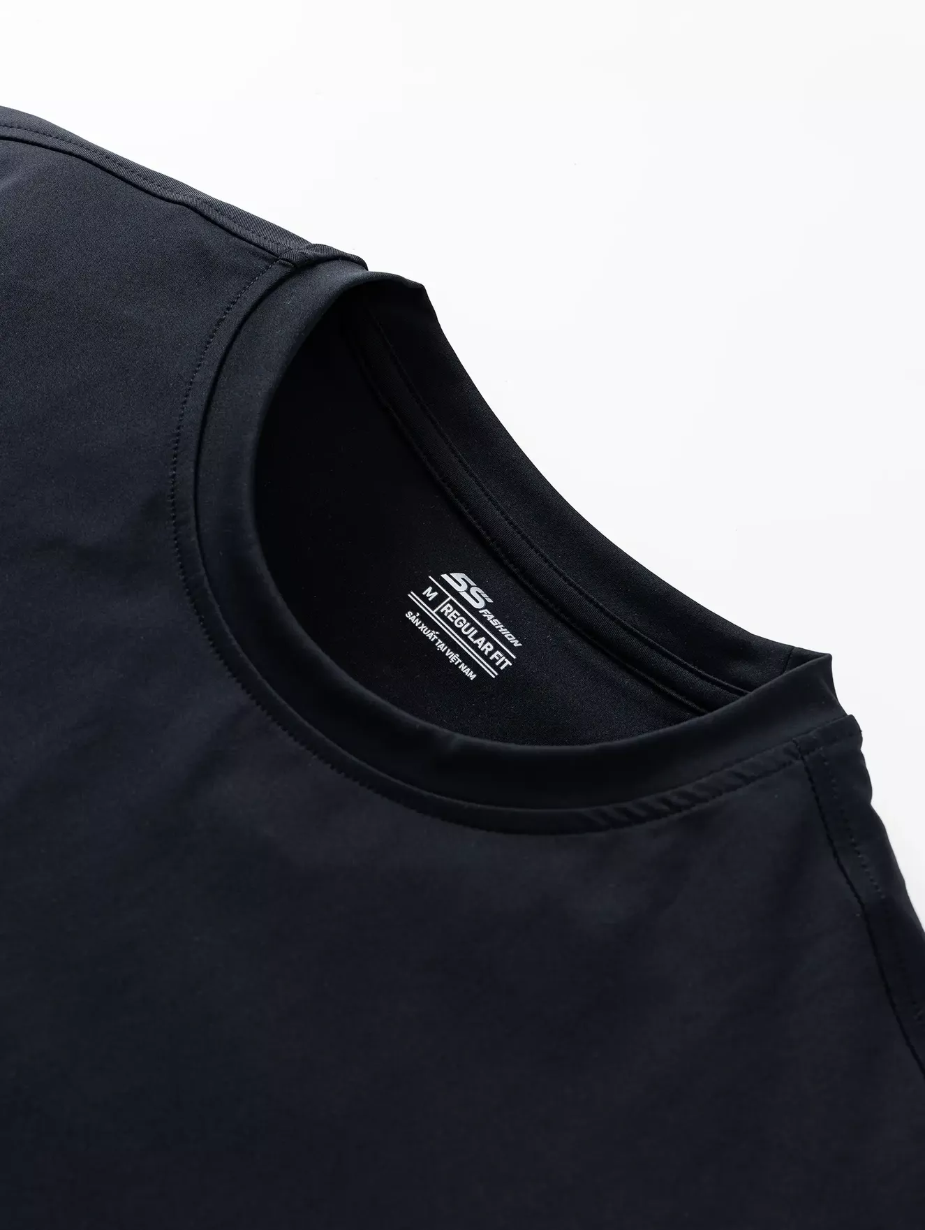 Áo Thun Nam Thể Thao 5S Fashion In Lưng Phom Regular ATS25054