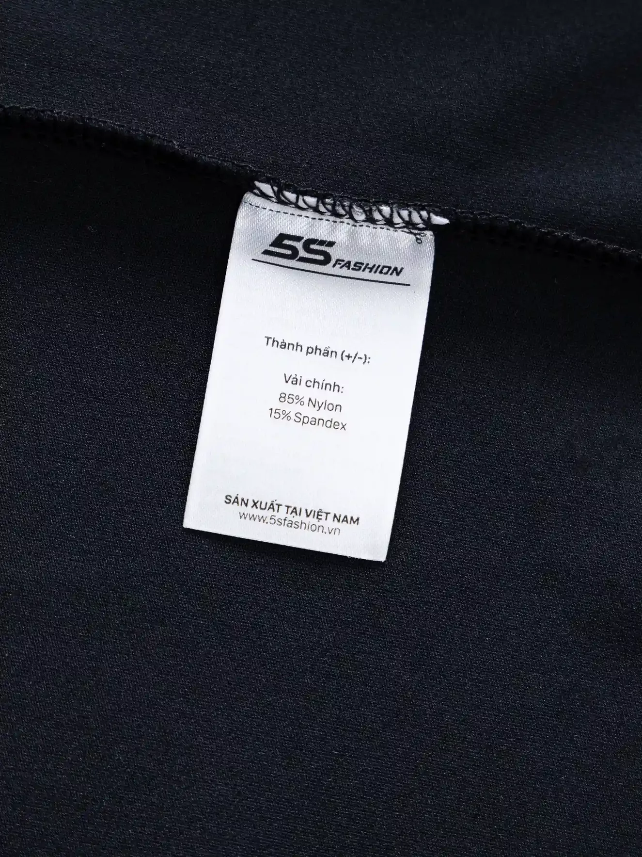 Áo Thun Nam Thể Thao 5S Fashion In Lưng Phom Regular ATS25054