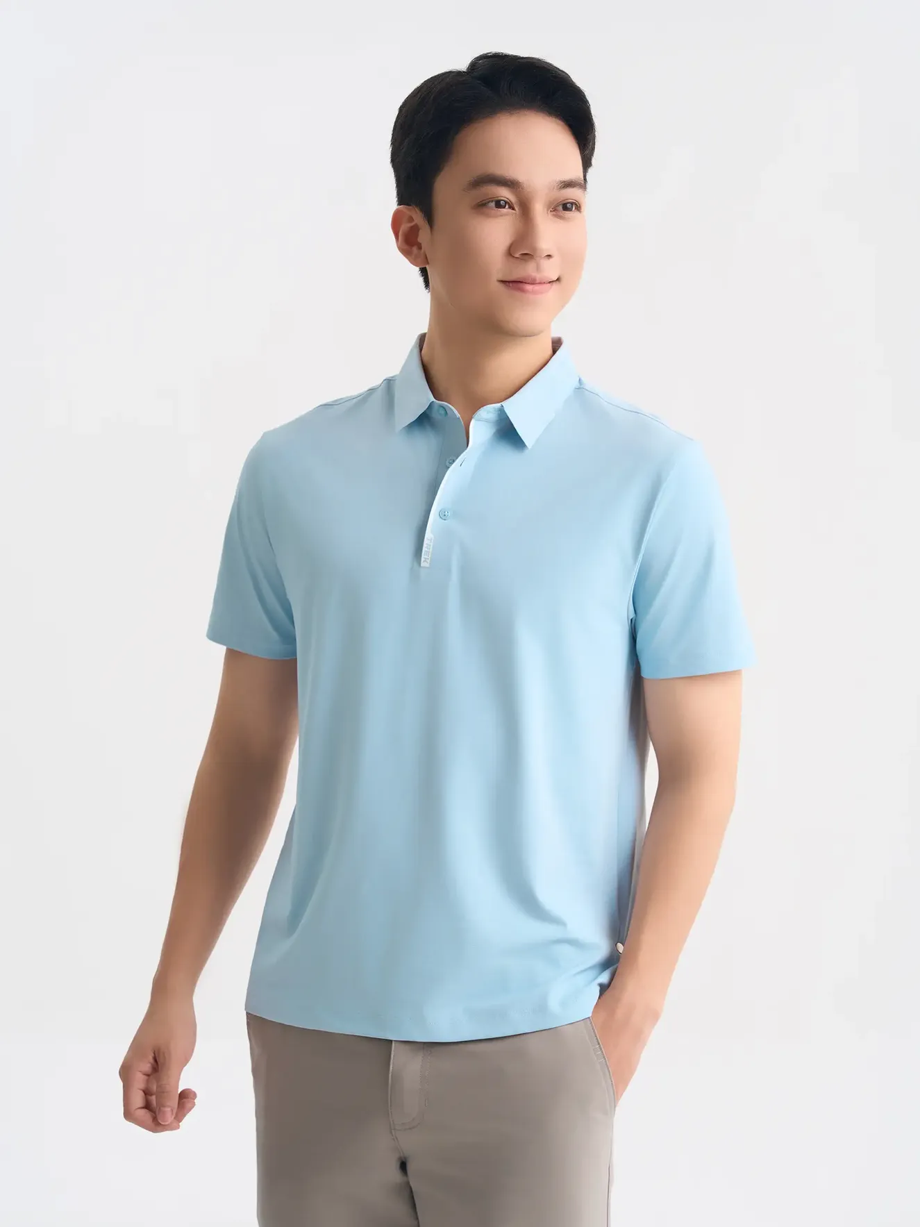 Áo Polo Nam Thể Thao 5S Fashion Dệt Hiệu Ứng APC25074