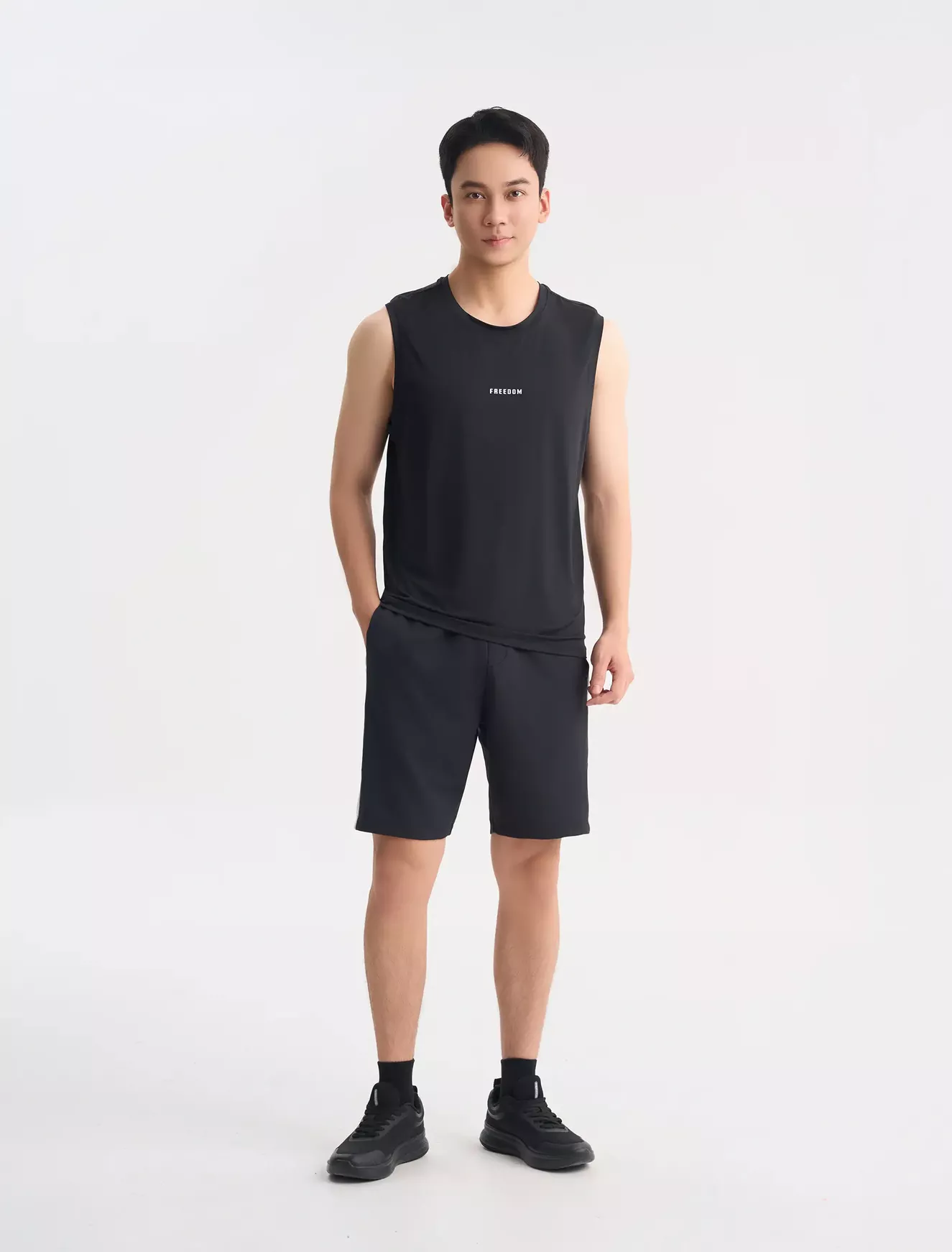 Áo Sát Nách Nam 5S Fashion In Chữ Phom Slimfit ASN25007