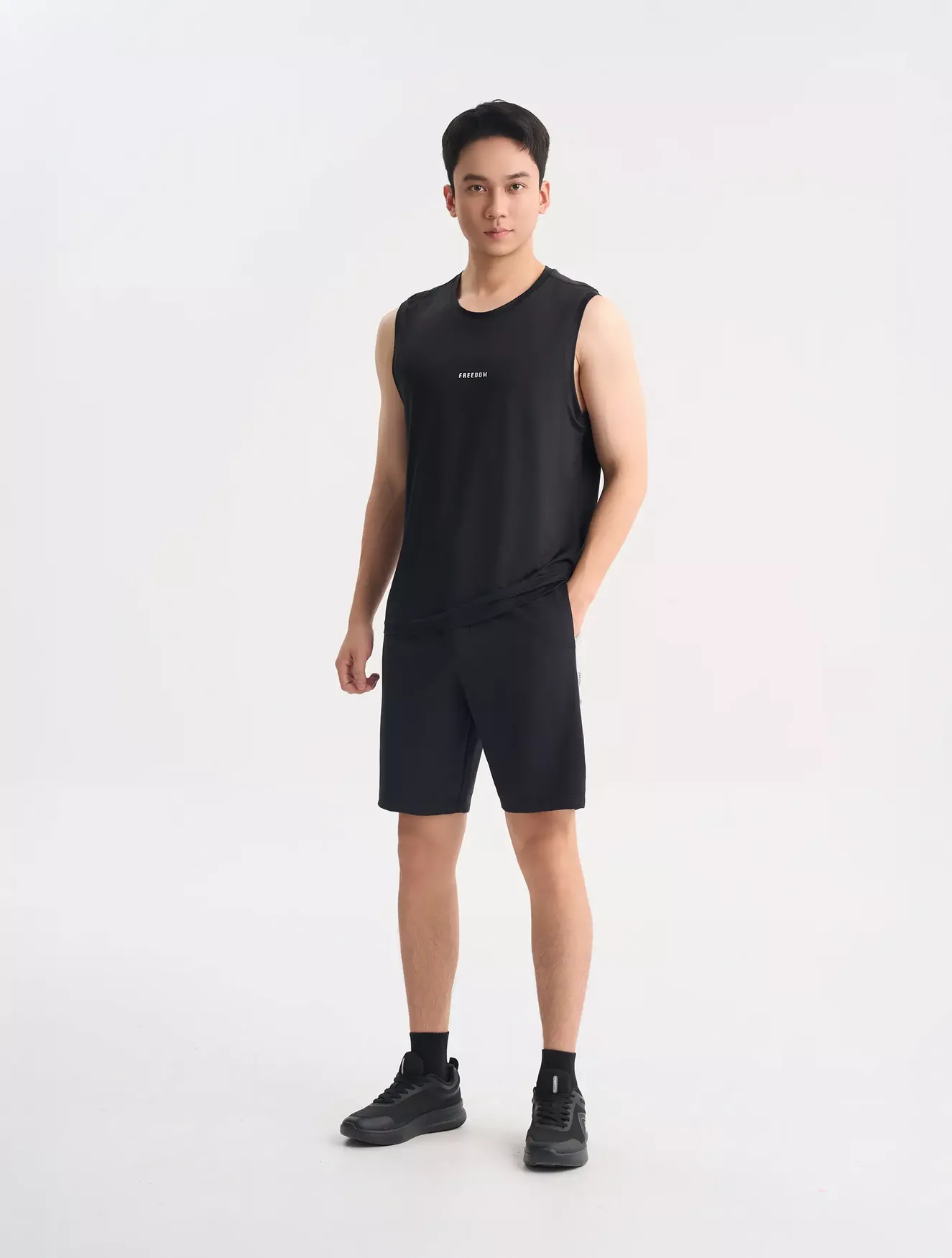 Áo Sát Nách Nam 5S Fashion In Chữ Phom Slimfit ASN25007