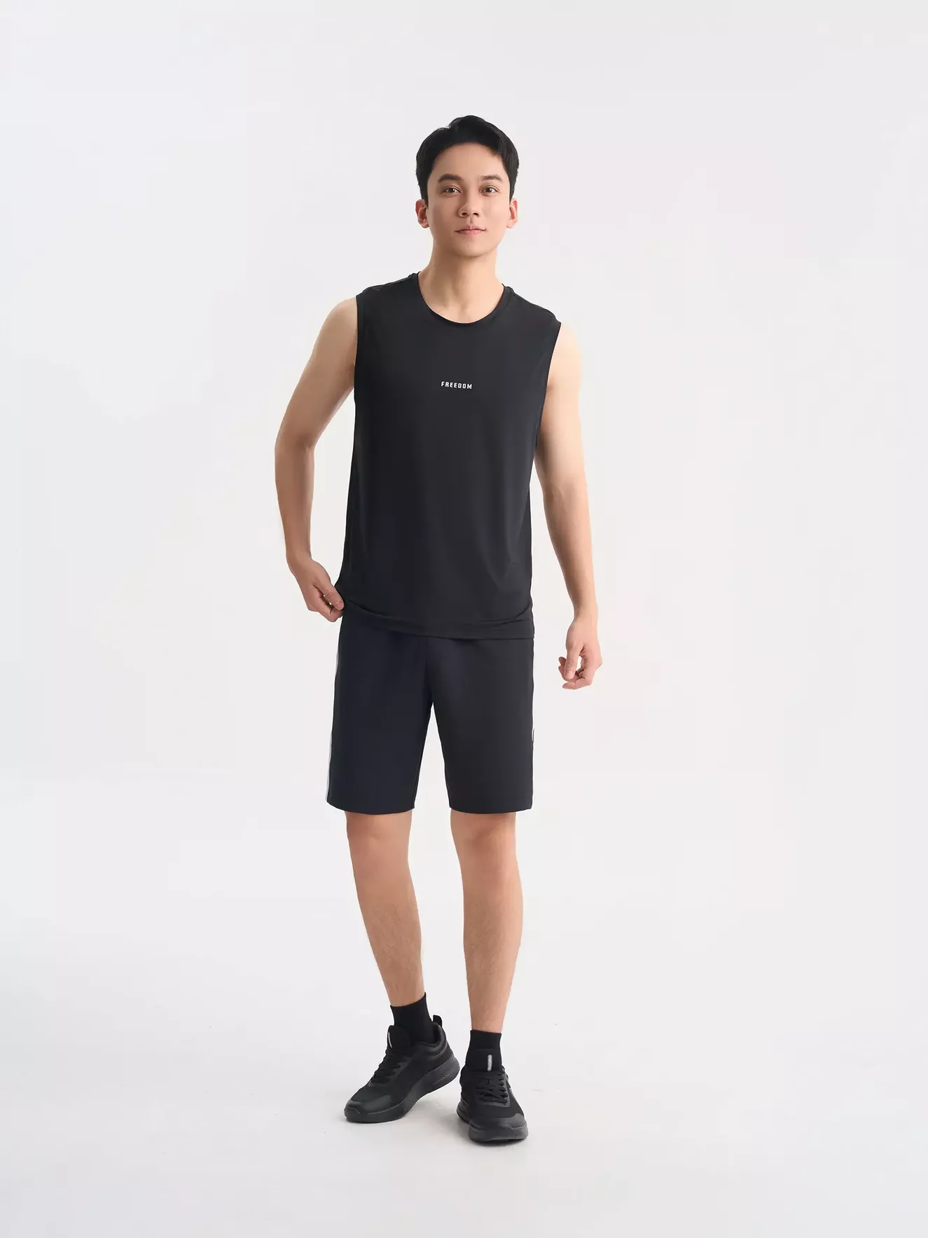 Áo Sát Nách Nam 5S Fashion In Chữ Phom Slimfit ASN25007