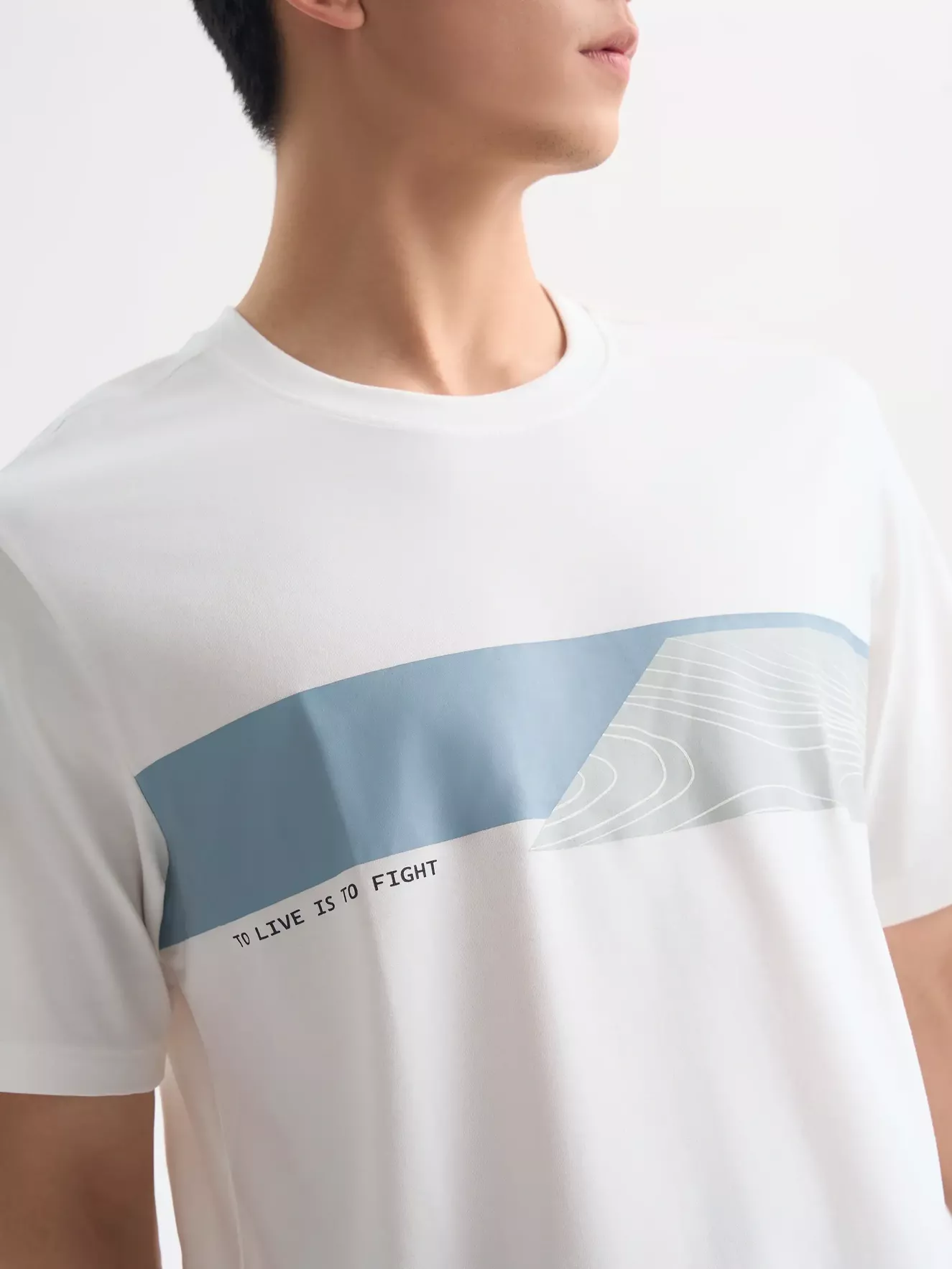 Áo Thun Nam Ngắn Tay 5S Fashion In Graphic Phom Casual ATS25028