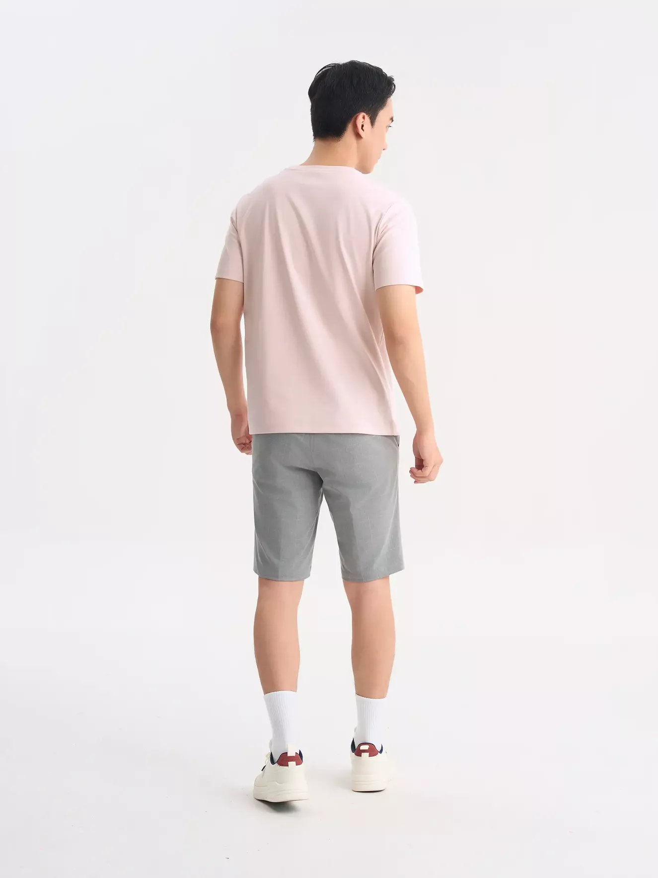 Áo Thun Cổ Tròn Cotton 5S Fashion In Đơn Giản Casual ATS25031