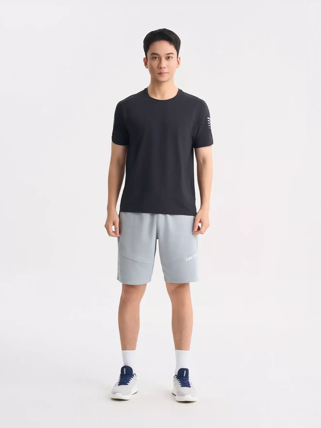 Áo Thun Nam Thể Thao 5S Fashion In Khỏe Khoắn Slimfit ATS25036