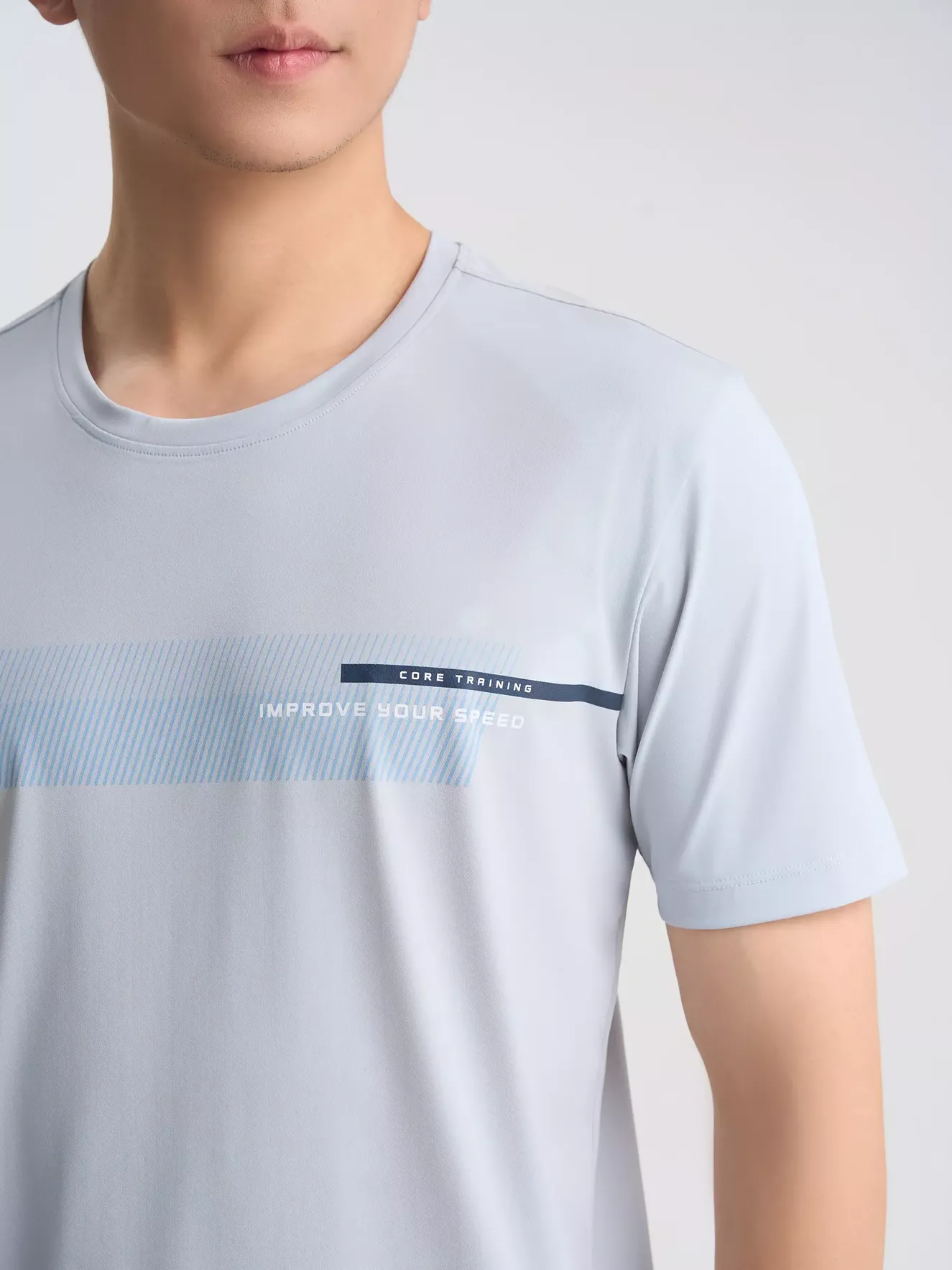 Áo Thun Nam Thể Thao 5S Fashion In Phong Cách ATS25016