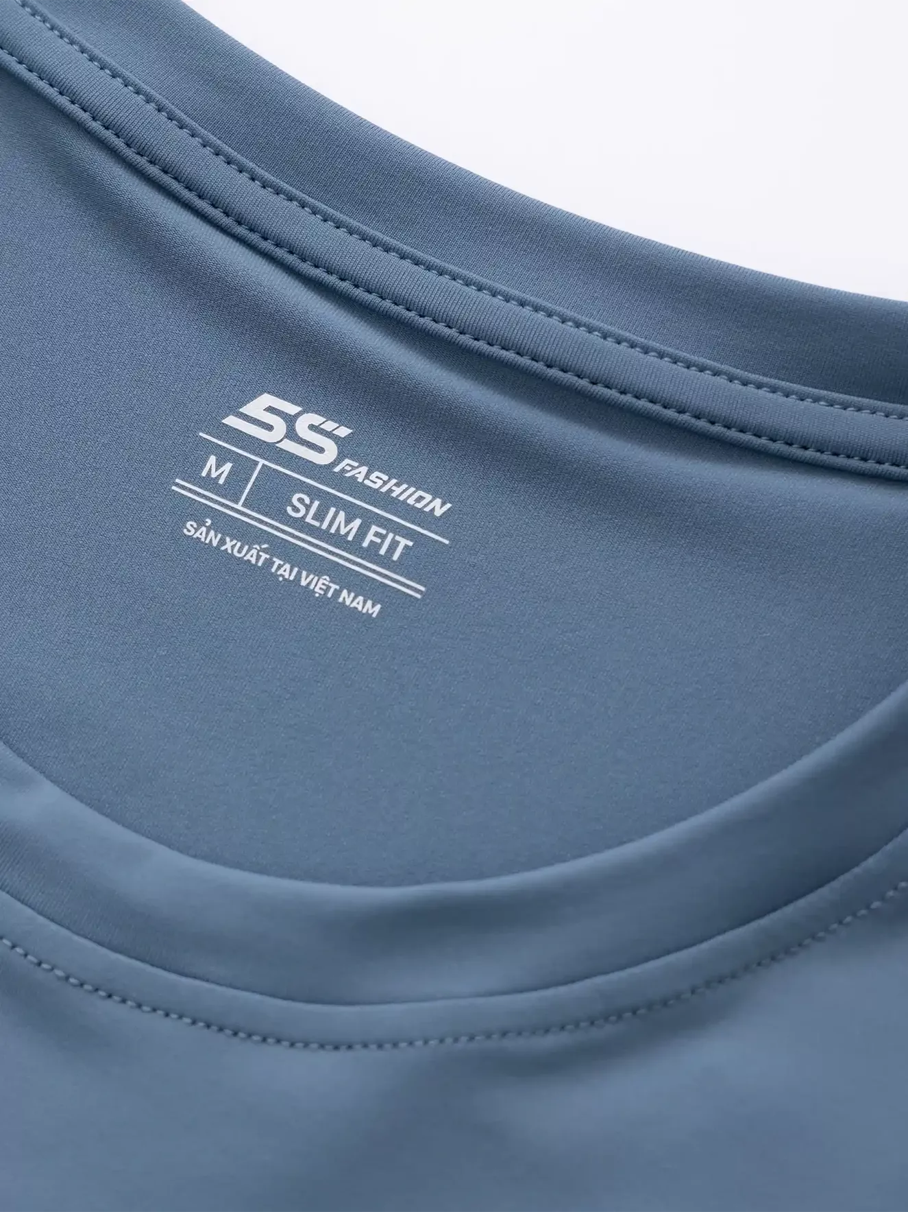 Áo Thun Nam Thể Thao 5S Fashion In Đơn Giản Phom Slimfit ATS25014