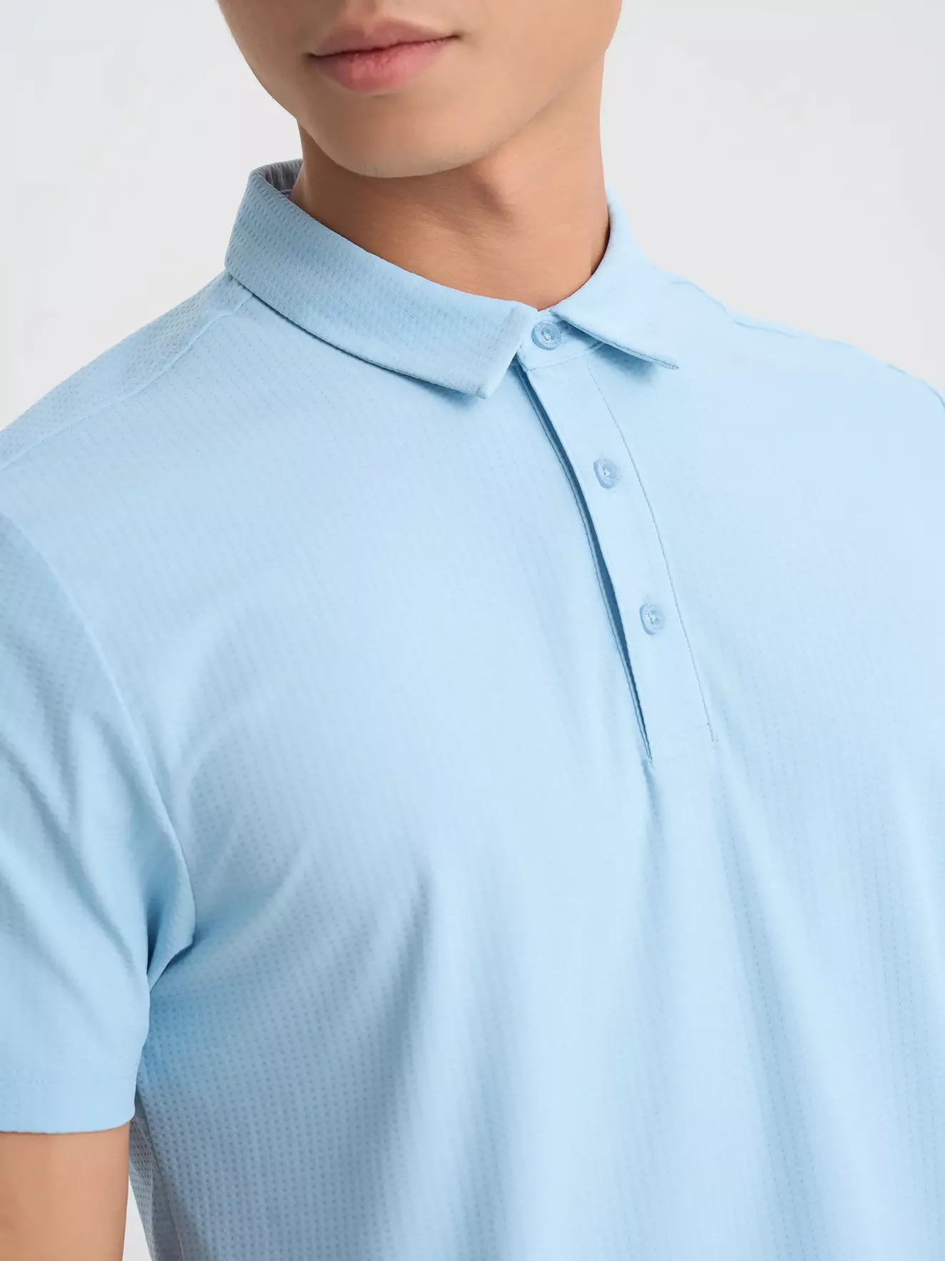 Áo Polo Nam Thể Thao 5S Fashion Dệt Jacquard Slimfit APC25036